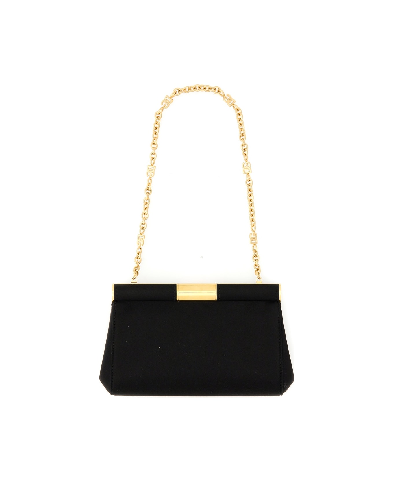 Dolce & Gabbana Small "marlene" Shoulder Bag - BLACK