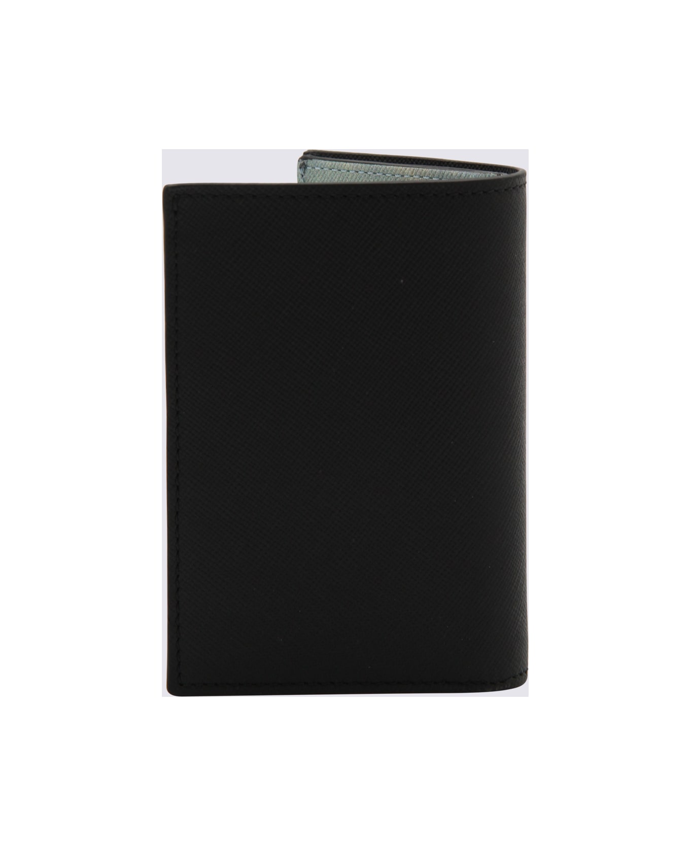 Paul Smith Black Multicolour Leather Cardholder - Nero