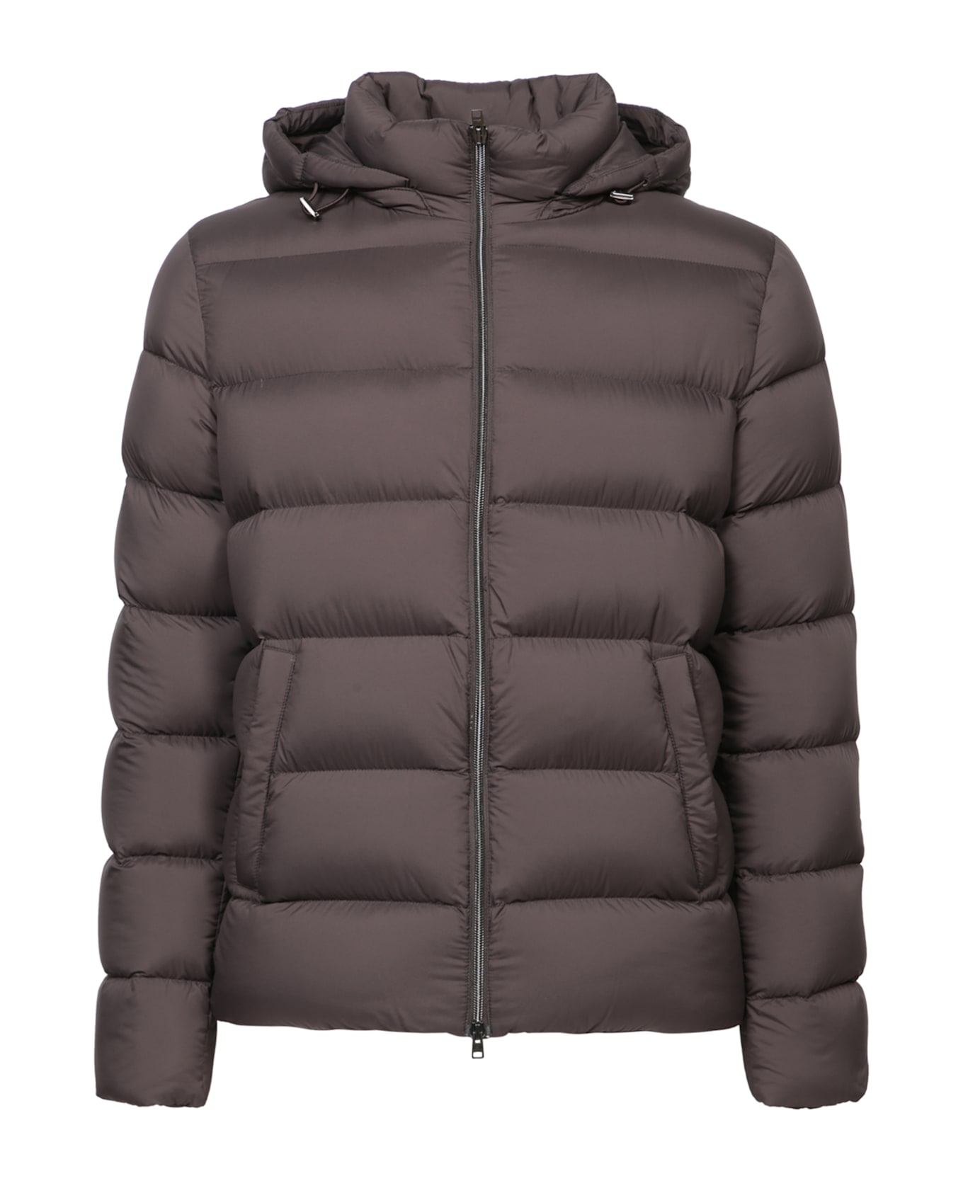 Herno Supermatt Brown Down Jacket - Marrone scuro