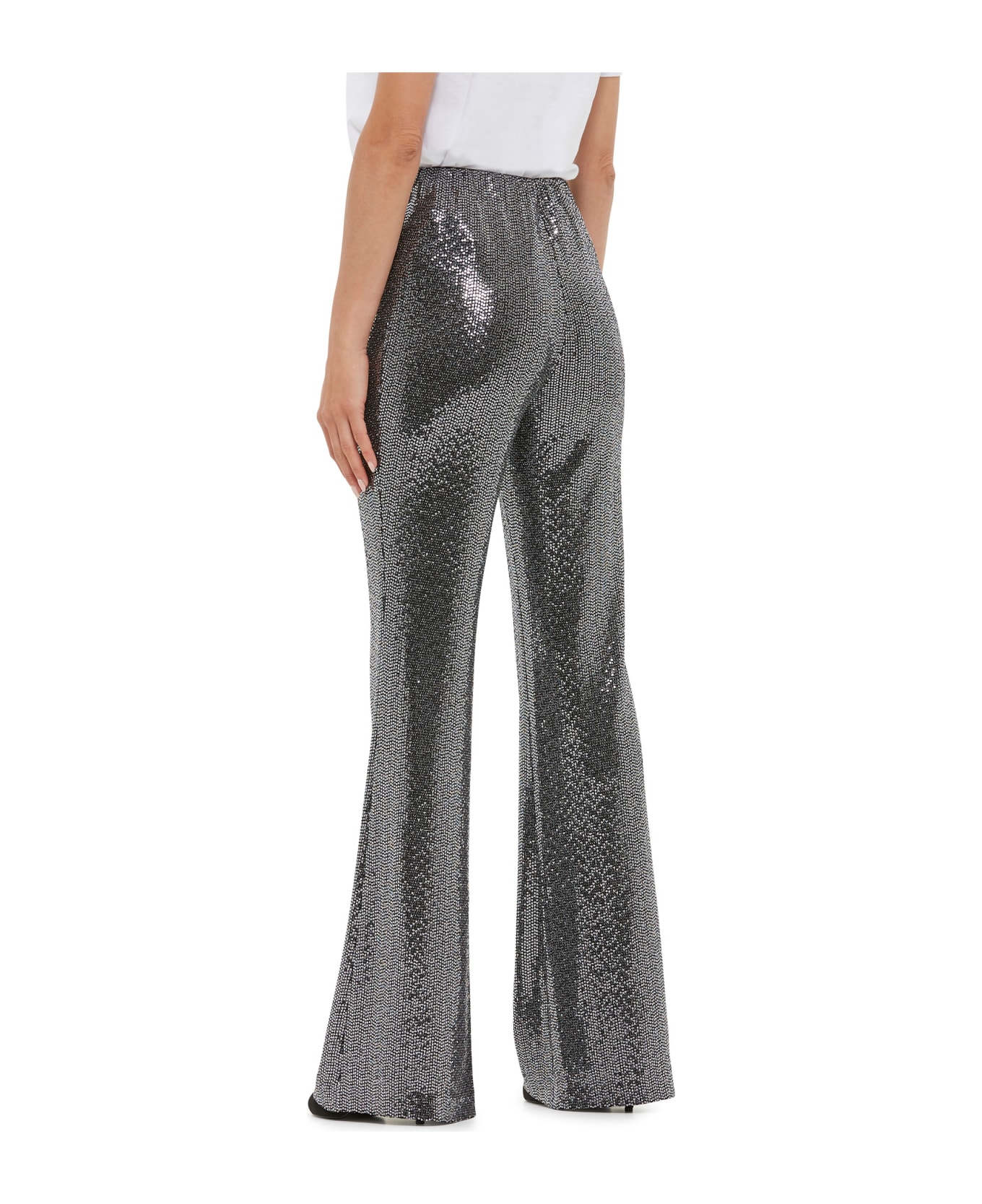 Department Five ENERGY bootcut sequin-effect trousers - UNICA