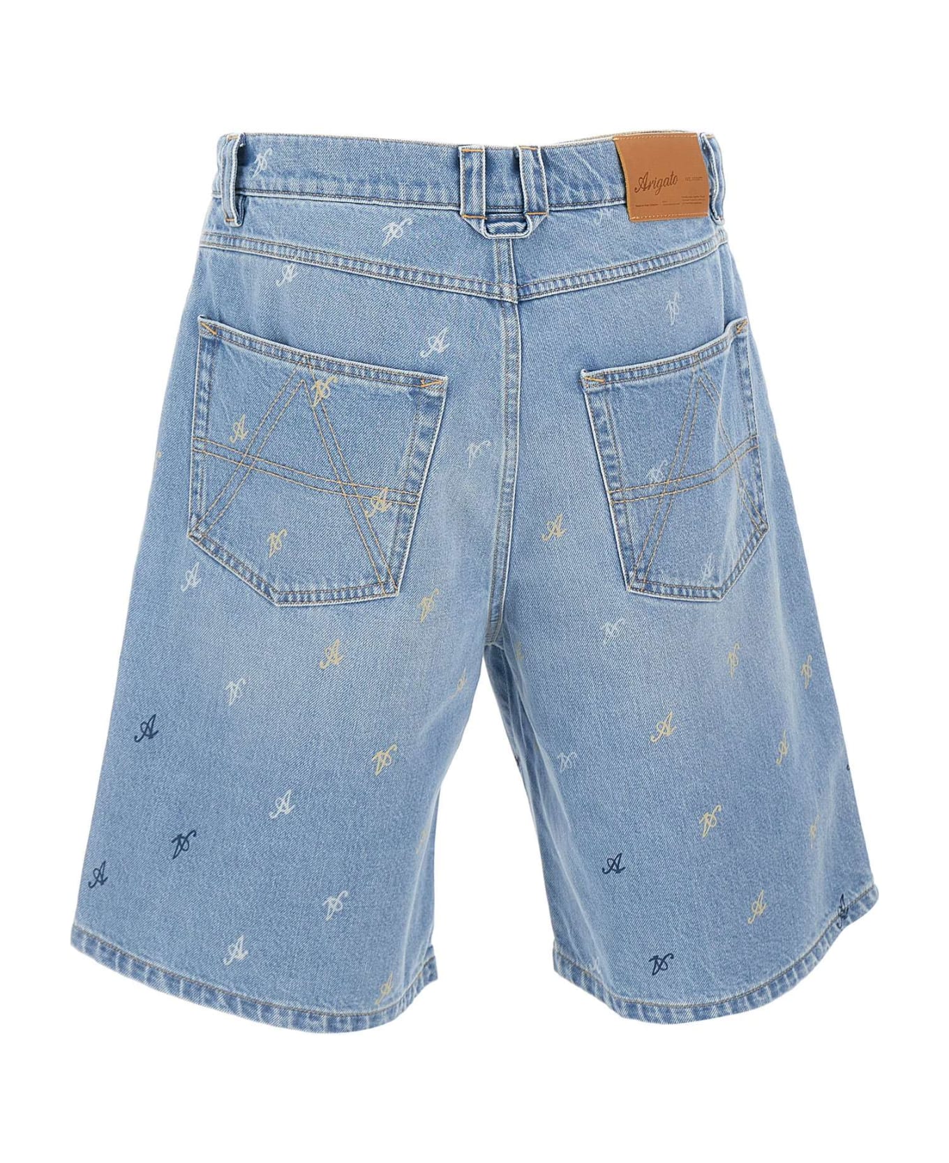 Axel Arigato "miles"cotton Denim Shorts - BLUE ショートパンツ