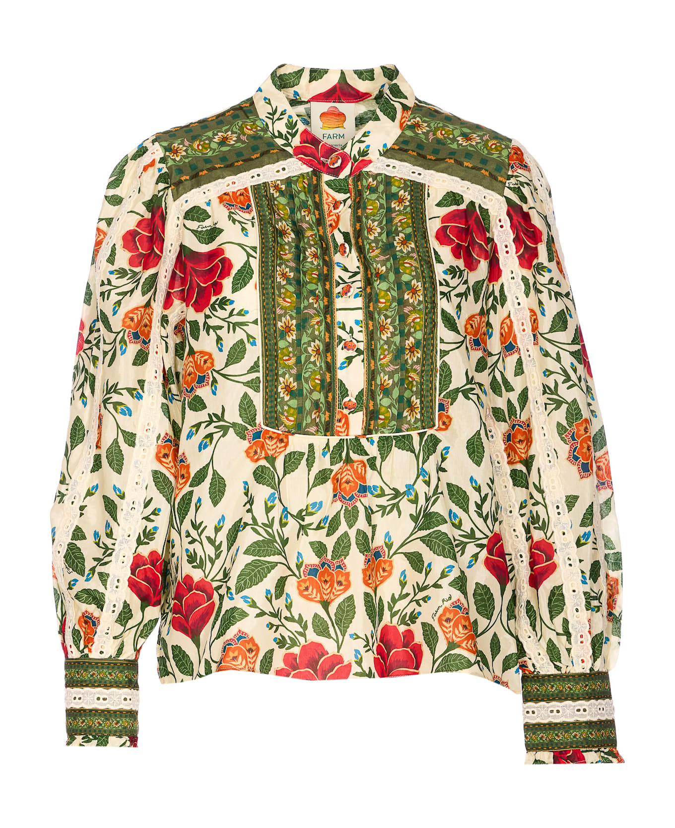 Farm Rio Garden Shirt - Green