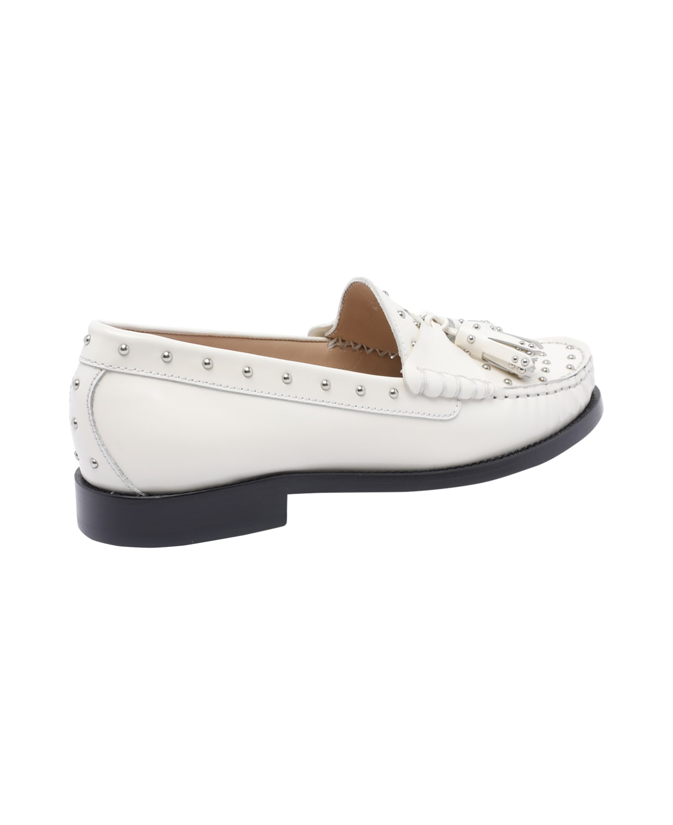 Stuart Weitzman Lottie Loafers - White