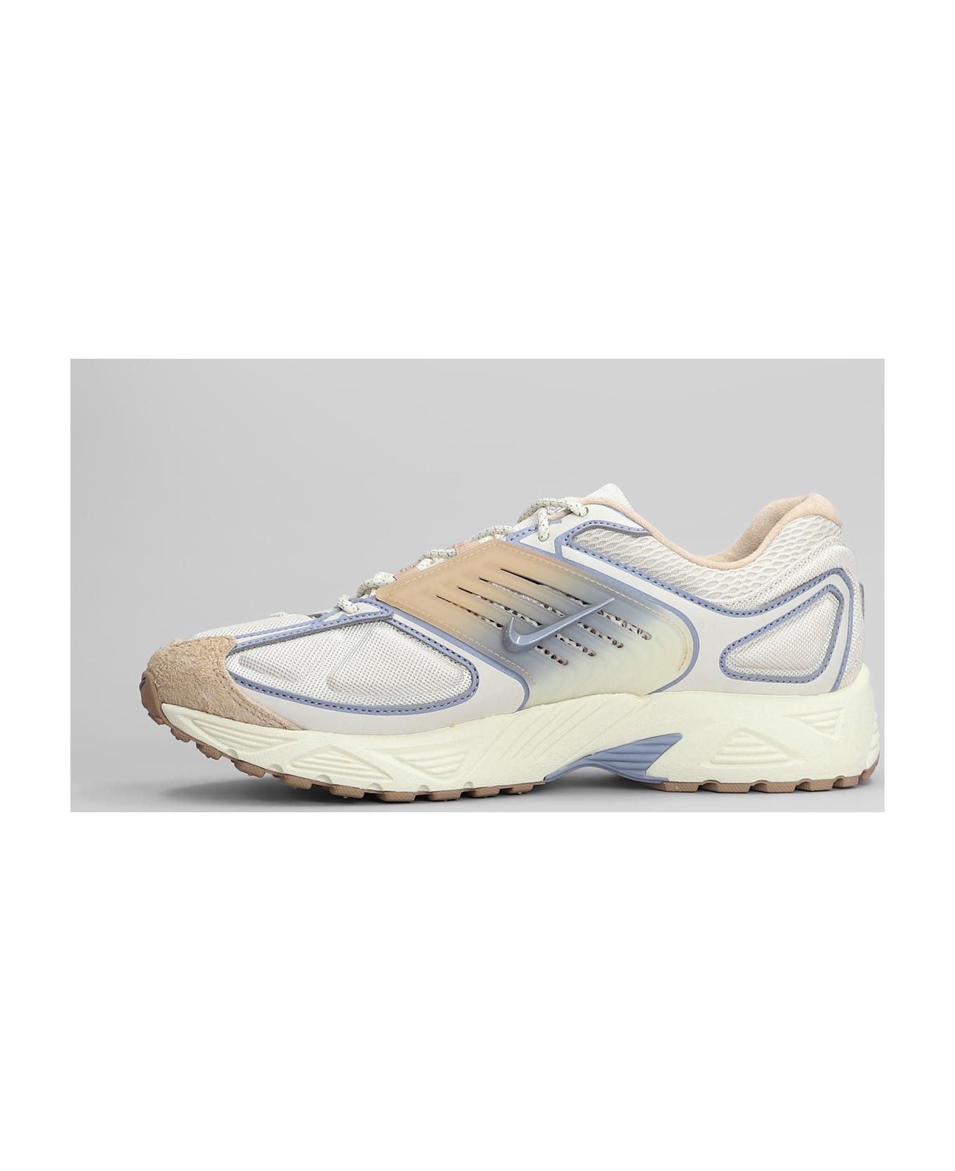 Nike Air Pegasus Wave Sneakers In Beige Leather And Fabric - beige