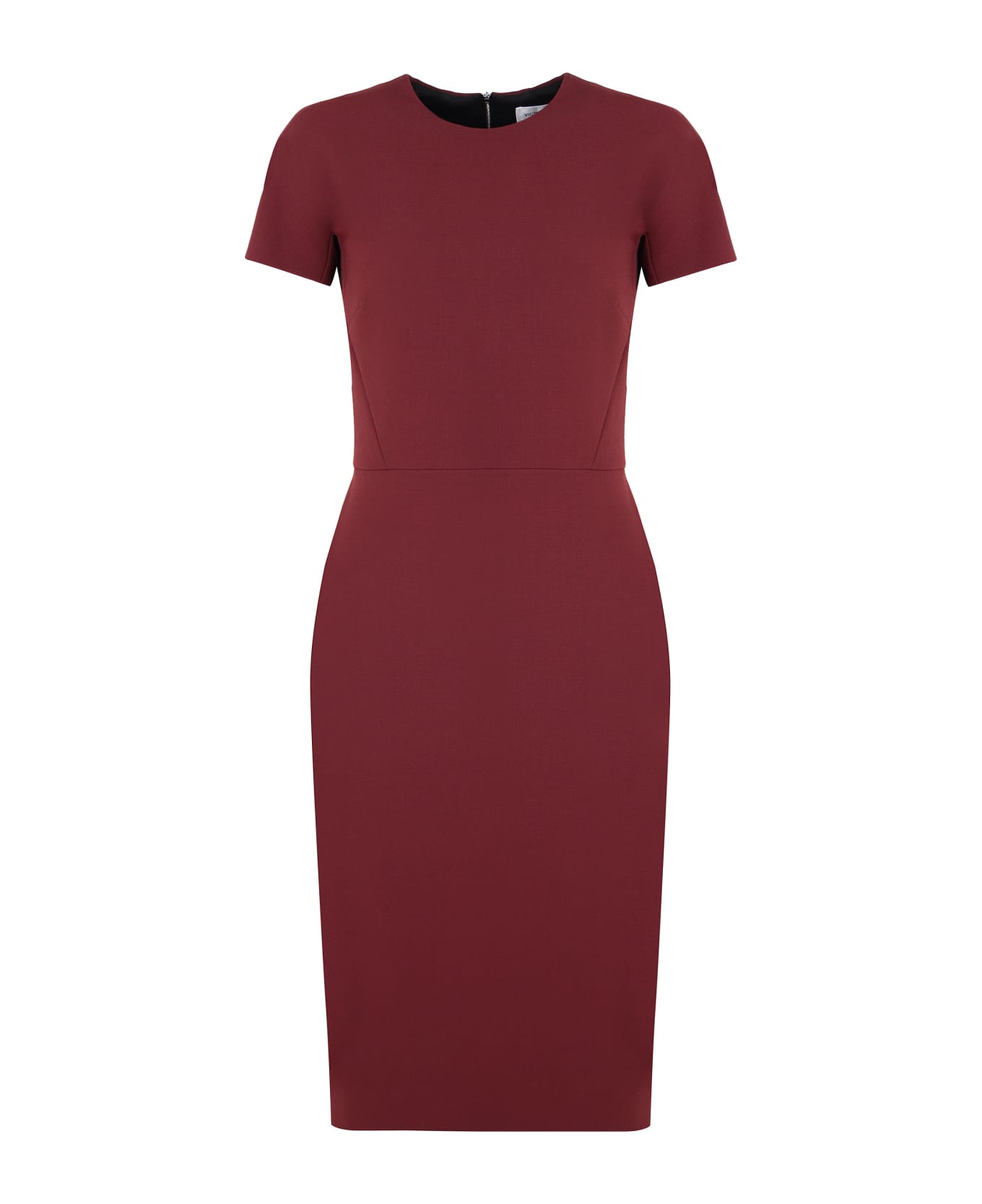 Victoria Beckham Sheath Dress - Burgundy