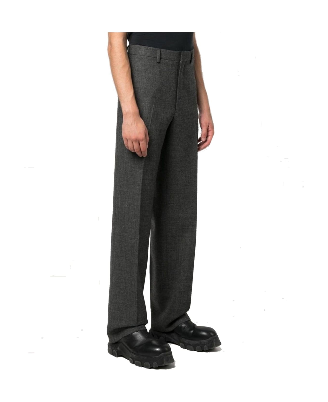 Prada Virgin Wool Pants - Gray