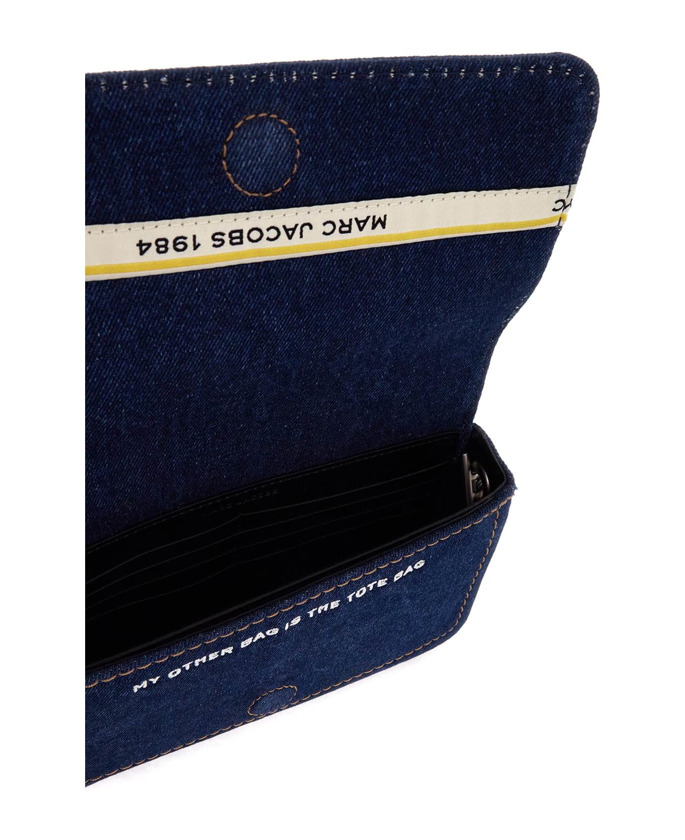 Marc Jacobs The Denim Chain Mini Shoulder Bag - DARK WASH (Blue)