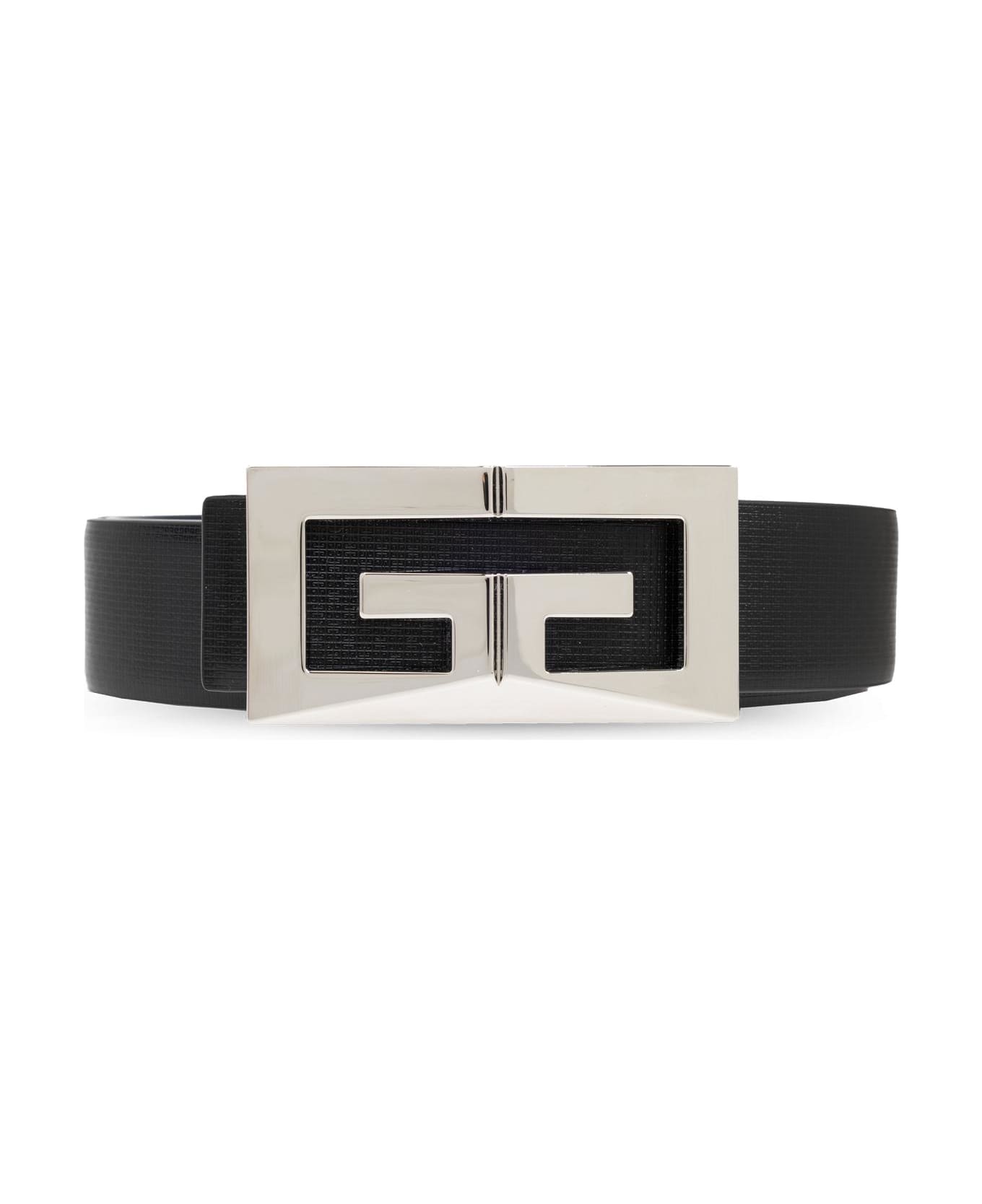 Givenchy Leather Belt - Black Dark Blue