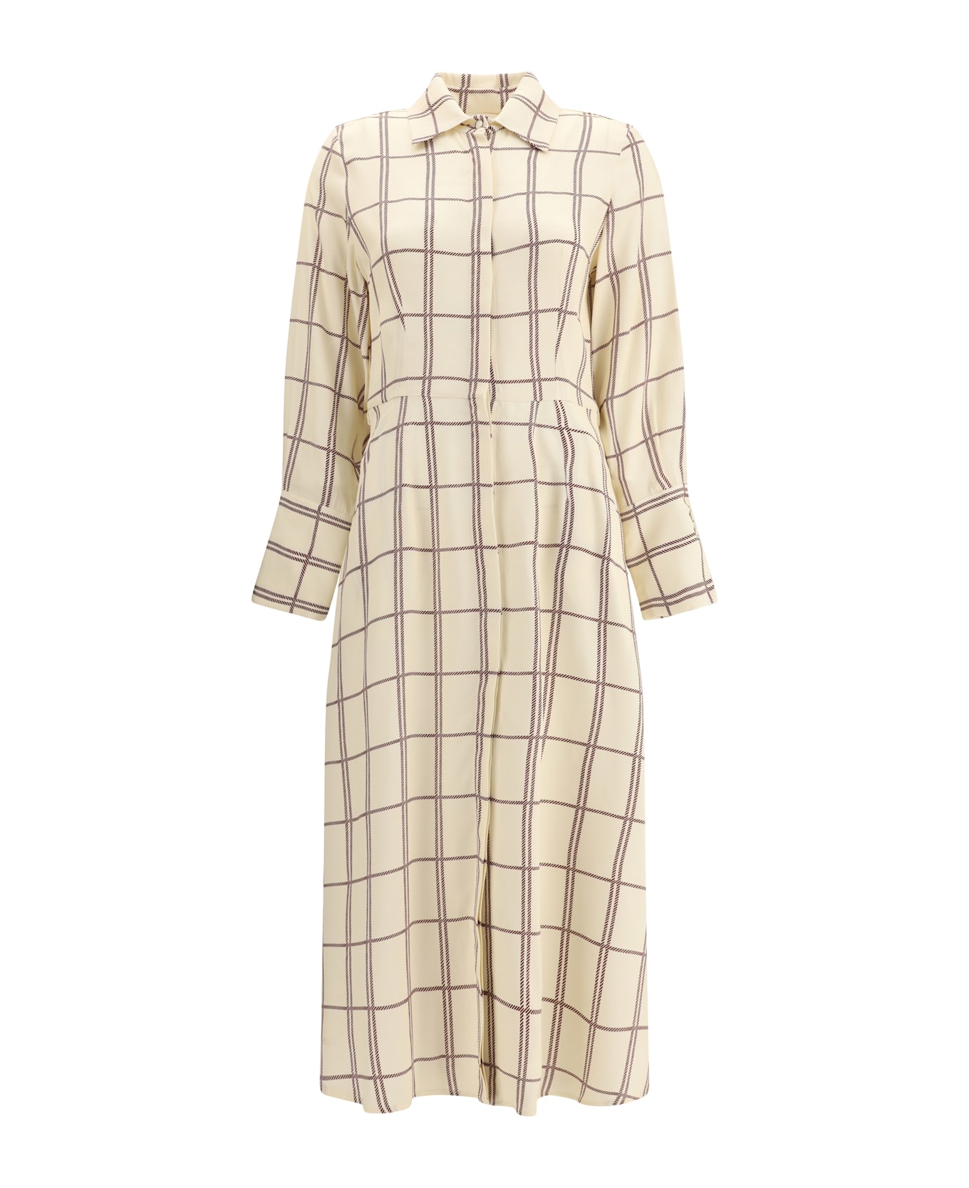 Crida Milano Checked Midi Dress