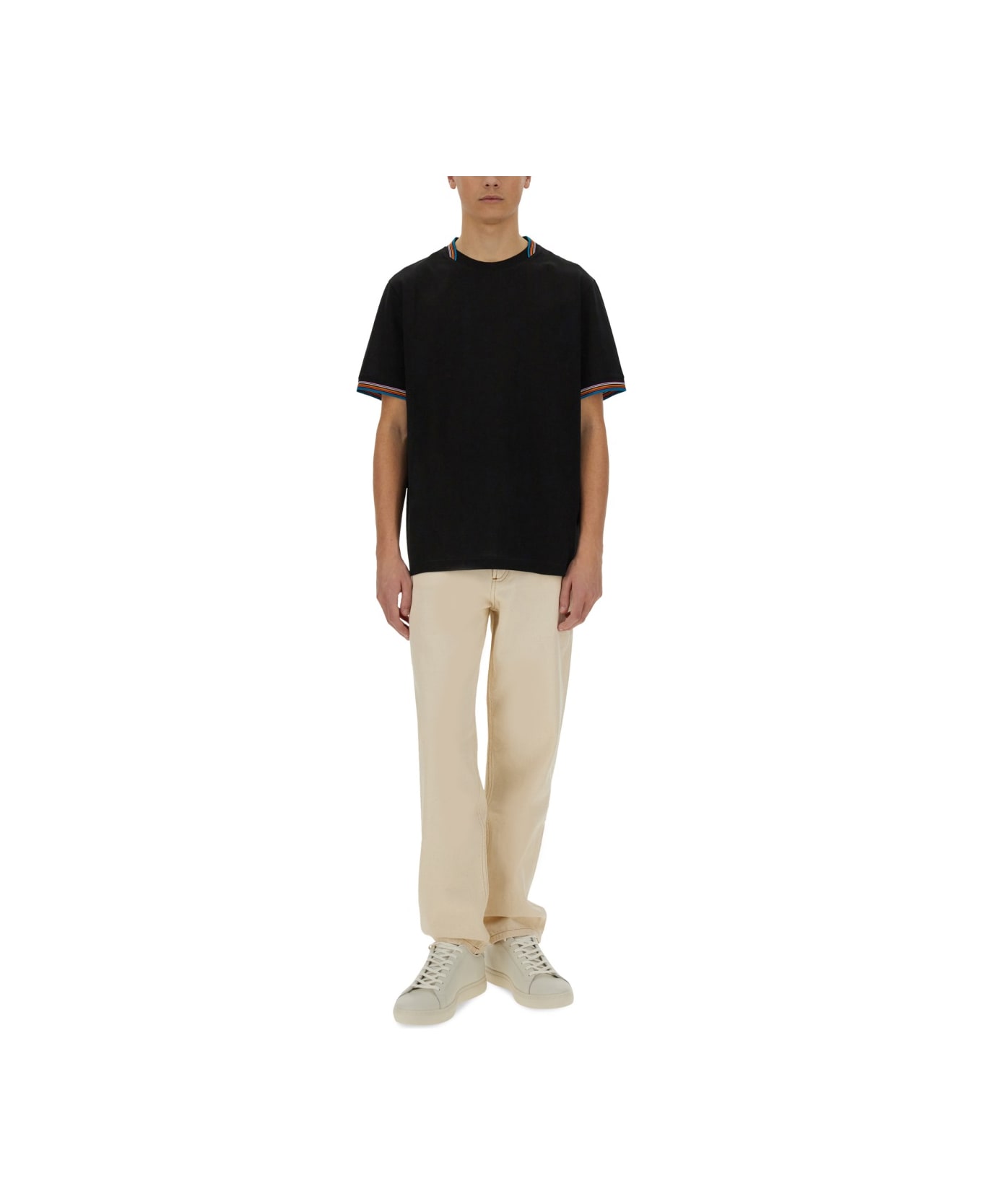 Paul Smith Cotton T-shirt - BLACK