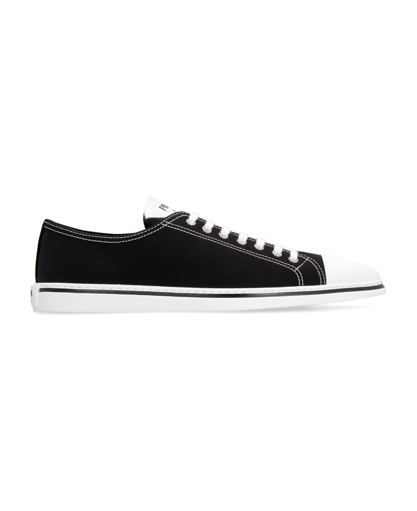 Prada Fabric Low-top Sneakers - black