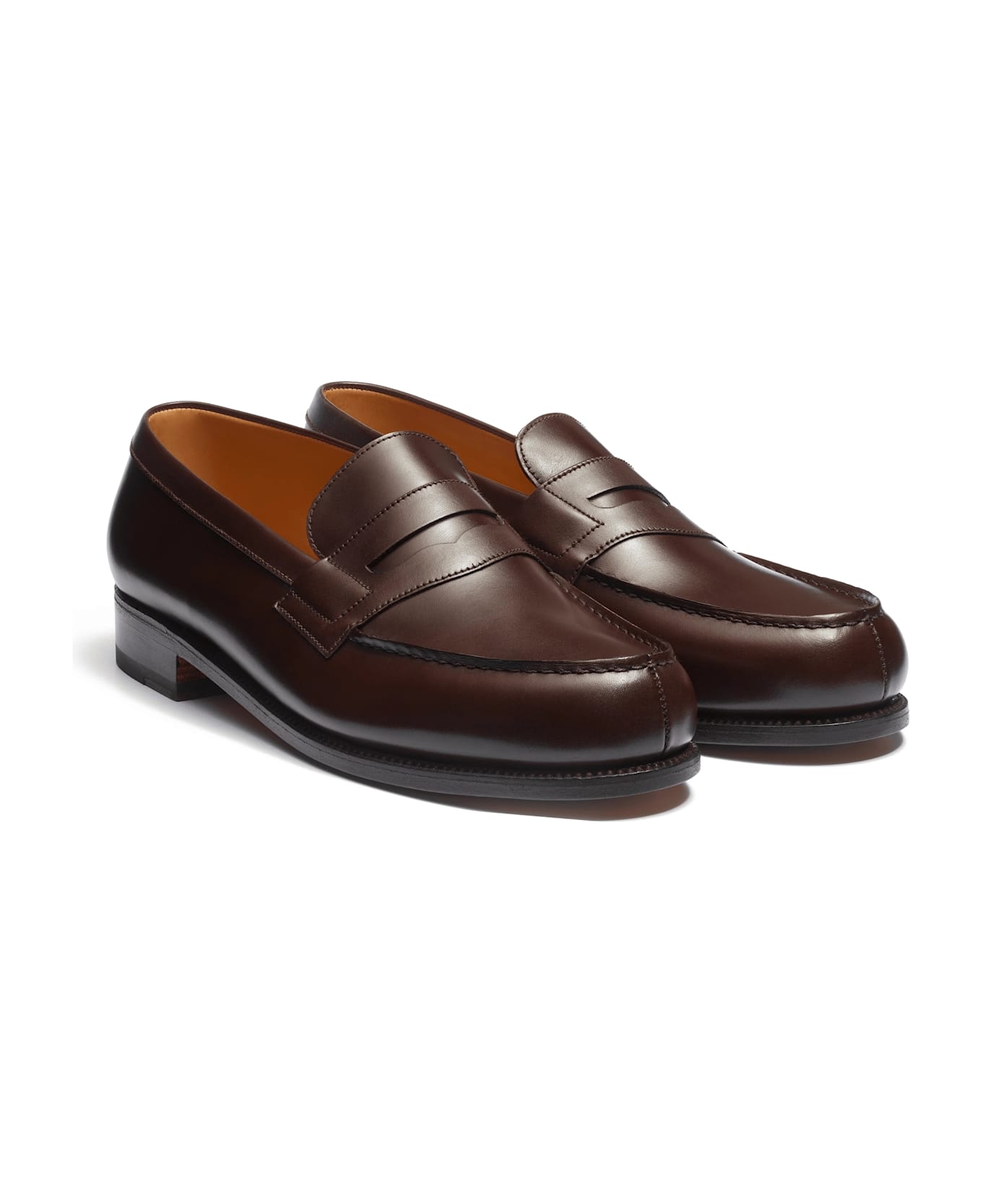 J.M. Weston 180 Loafer - Dark Brown