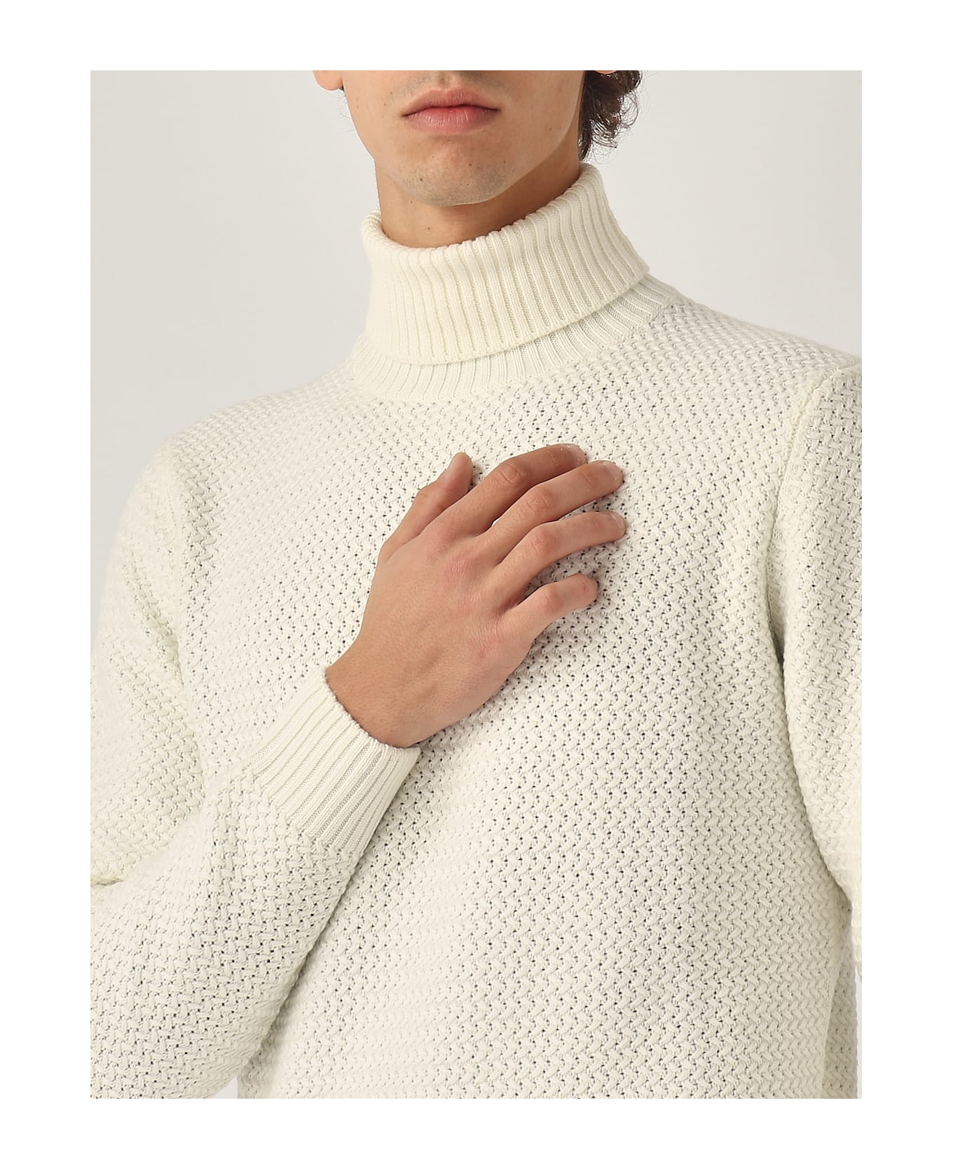 Filippo De Laurentiis Dolcevita M/l Sweater - LATTE