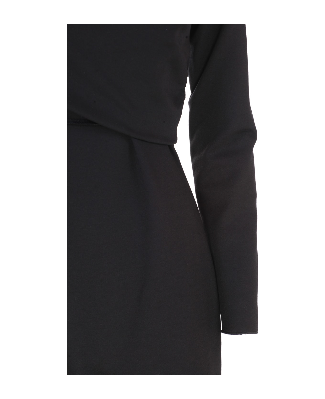 Emporio Armani Midi Dress - Black ワンピース＆ドレス