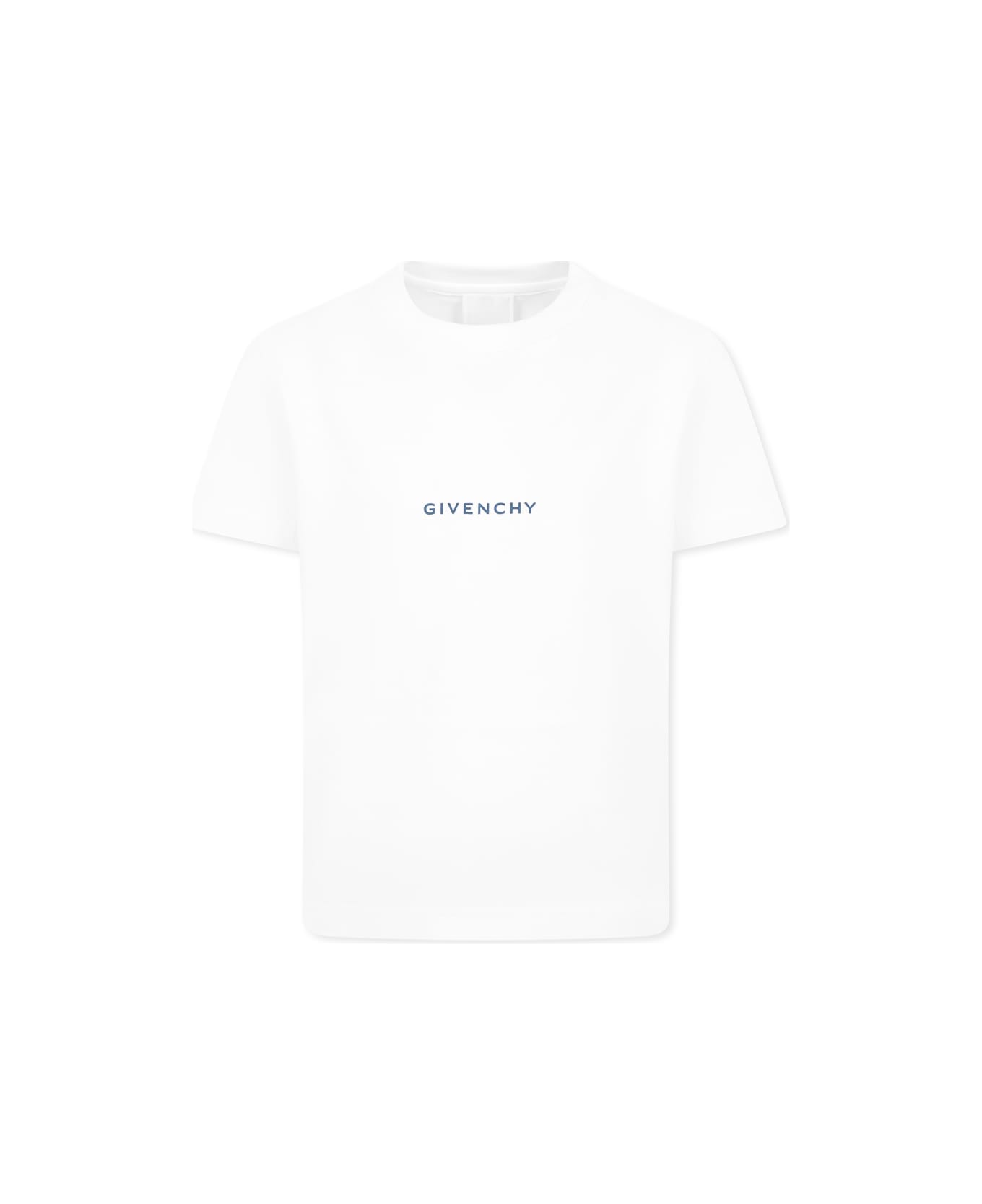 Givenchy White T-shirt For Boy With Logo - White