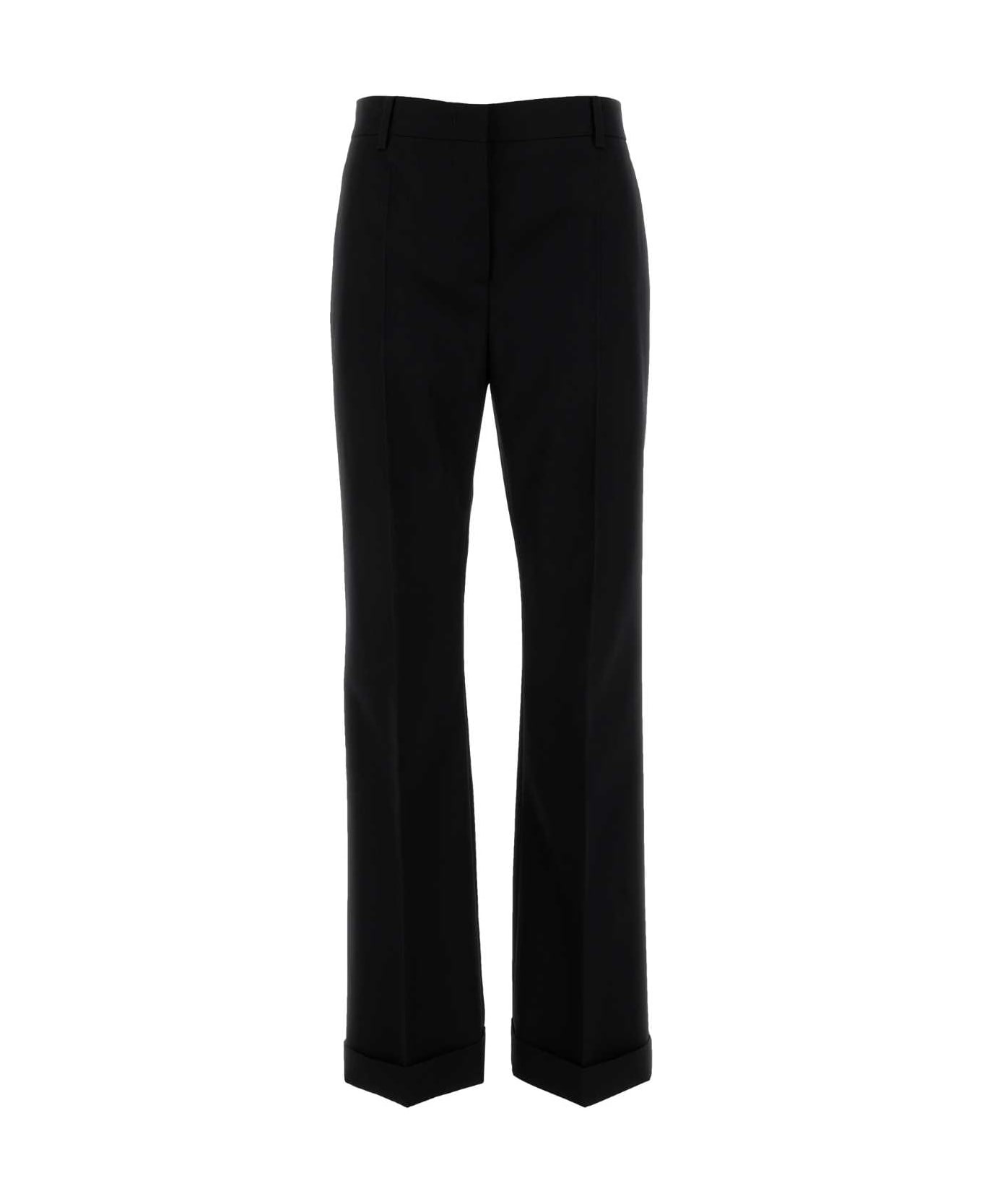 Prada Black Gabardine Pant - NERO