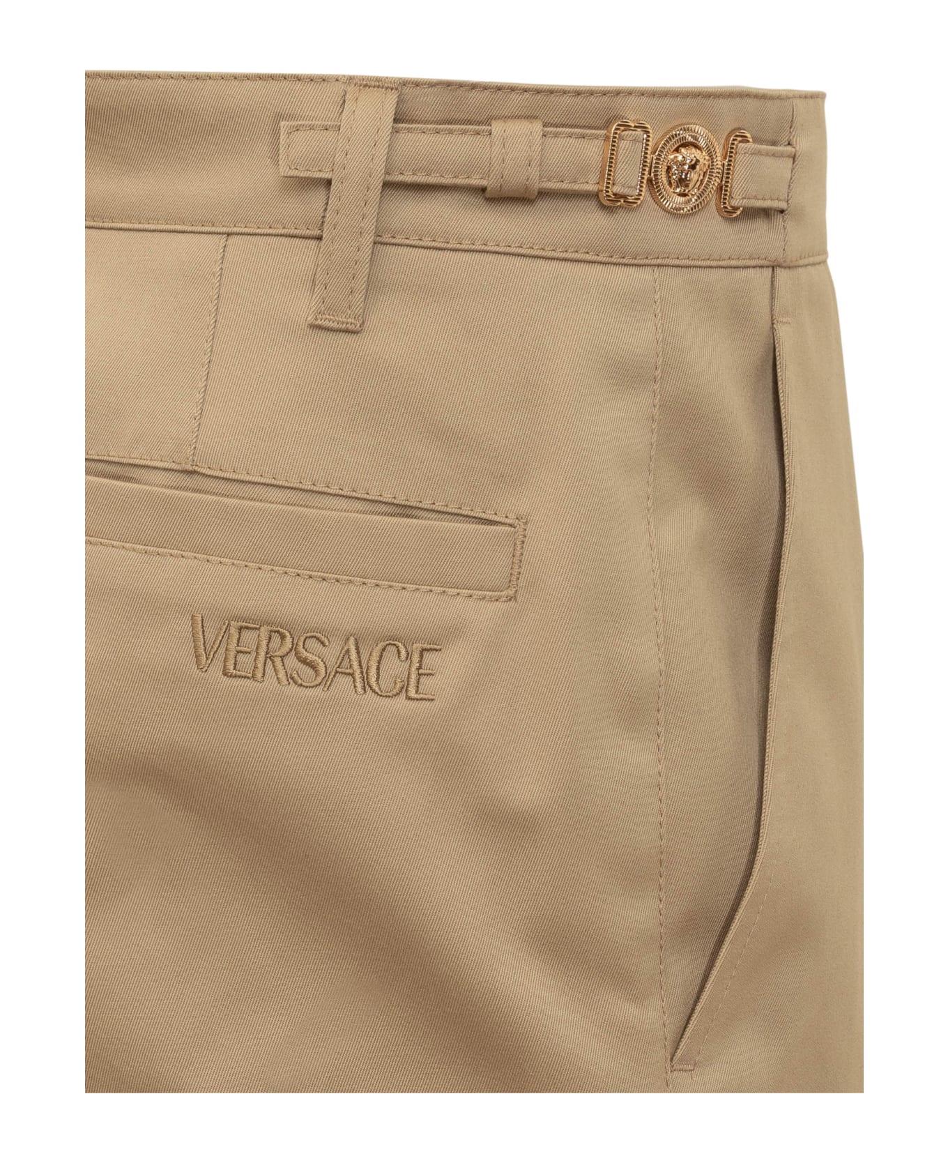 Versace Medusa Trousers - Sand