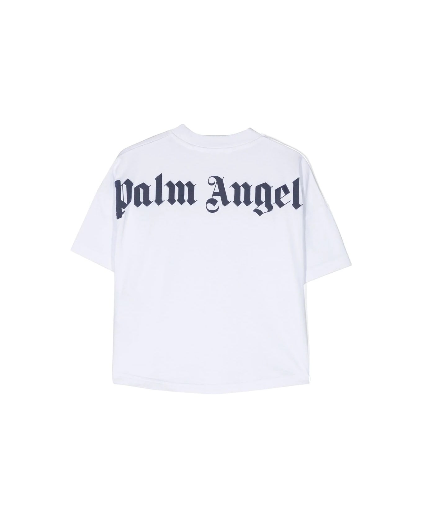 Palm Angels White T-shirt With Classic Logo - White