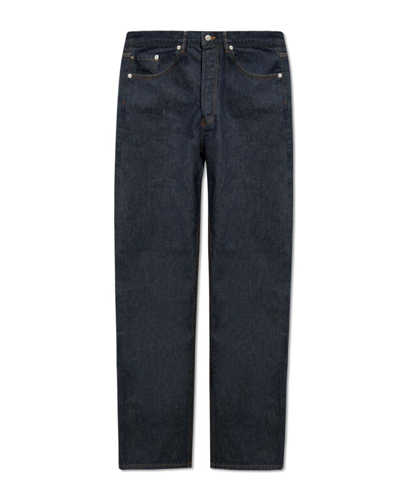 Dries Van Noten Jeans With Straight Legs - Indigo デニム