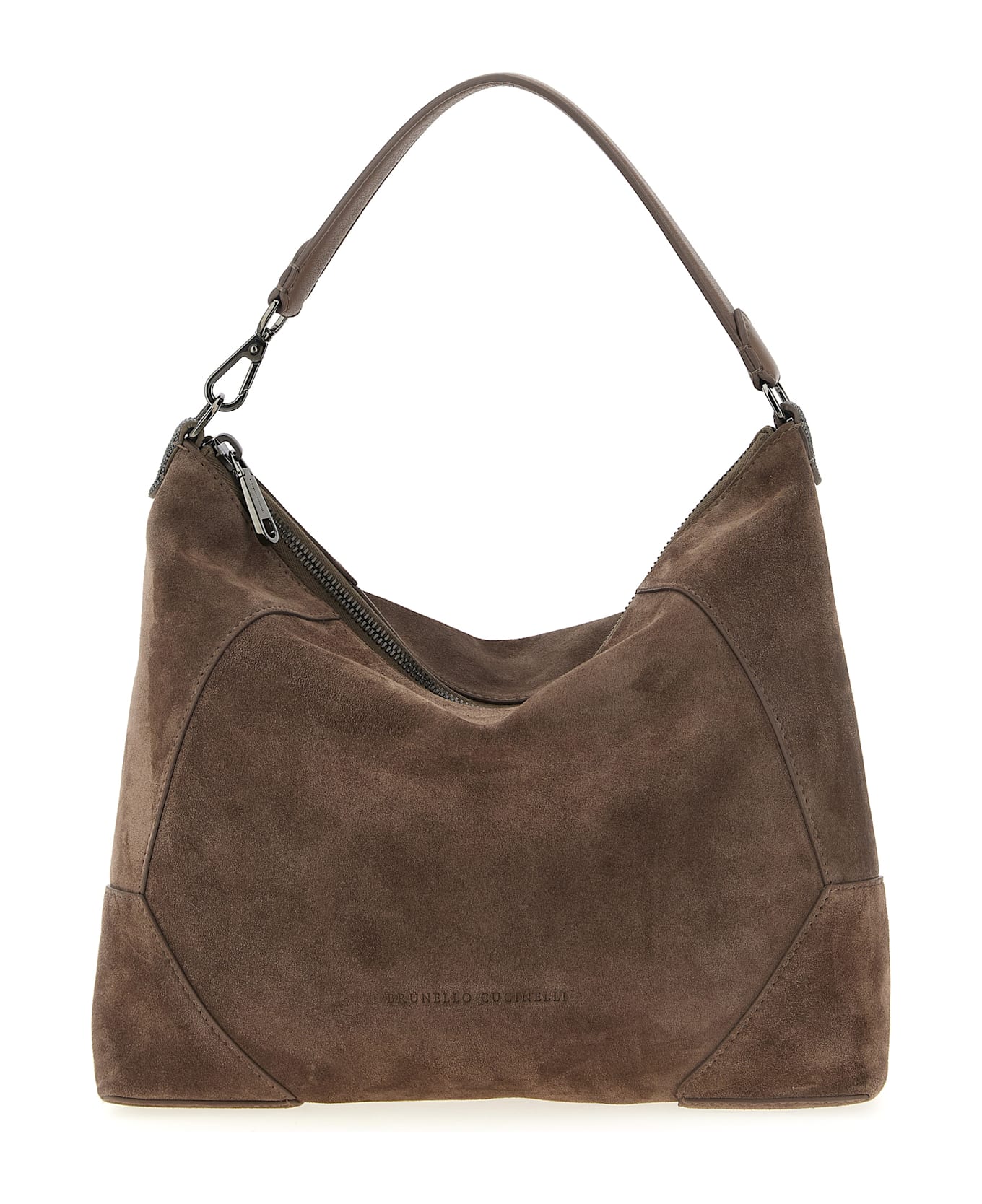 Brunello Cucinelli 
hobo Bc Duo
 Handbag - Gray