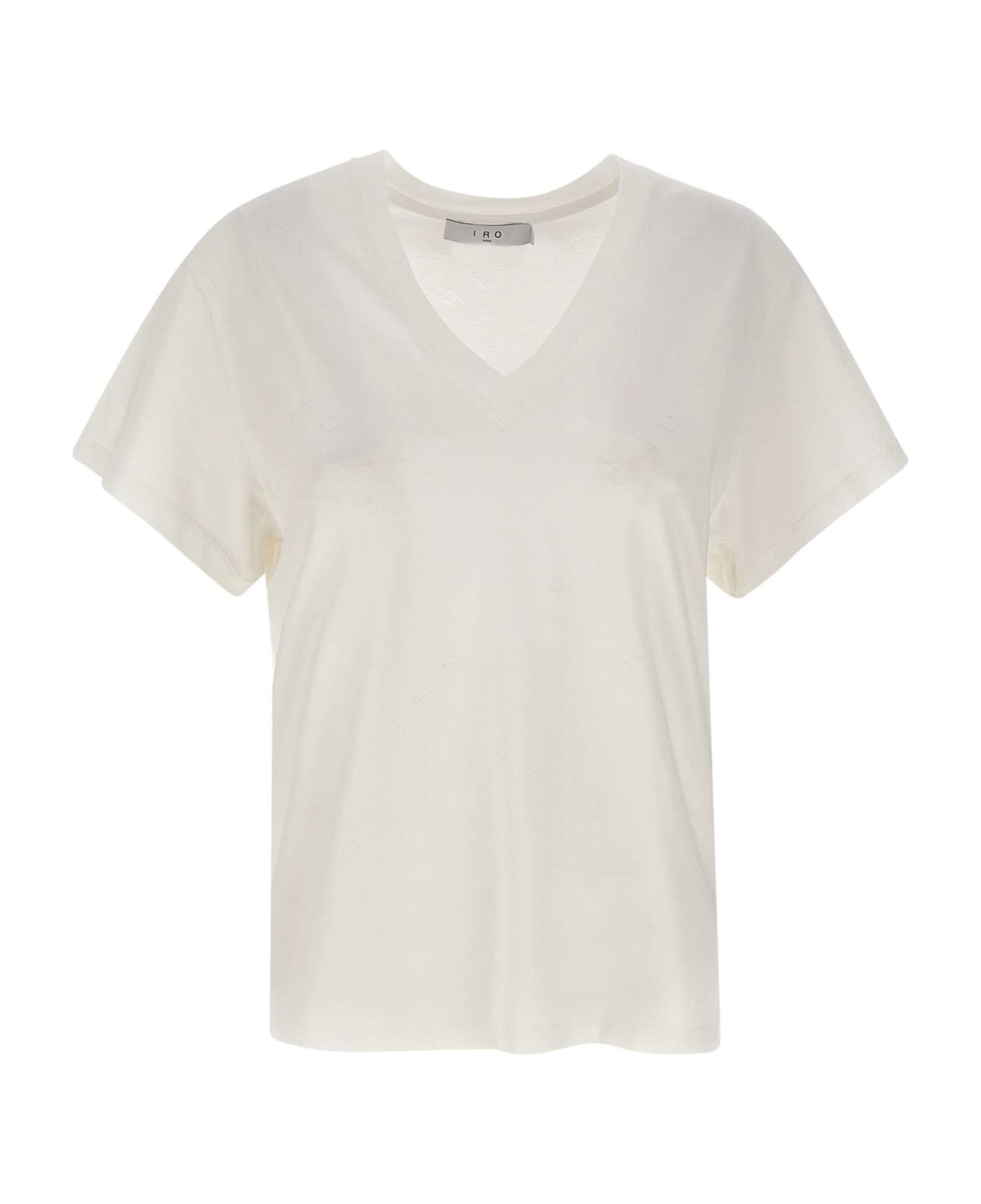 IRO "jolia" Cotton T-shirt - WHITE Tシャツ
