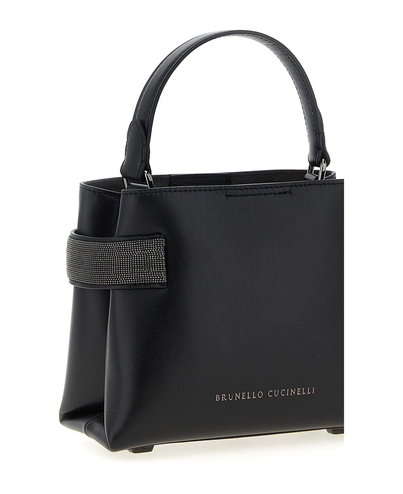 Brunello Cucinelli 
essence
 Small Handbag - Black  