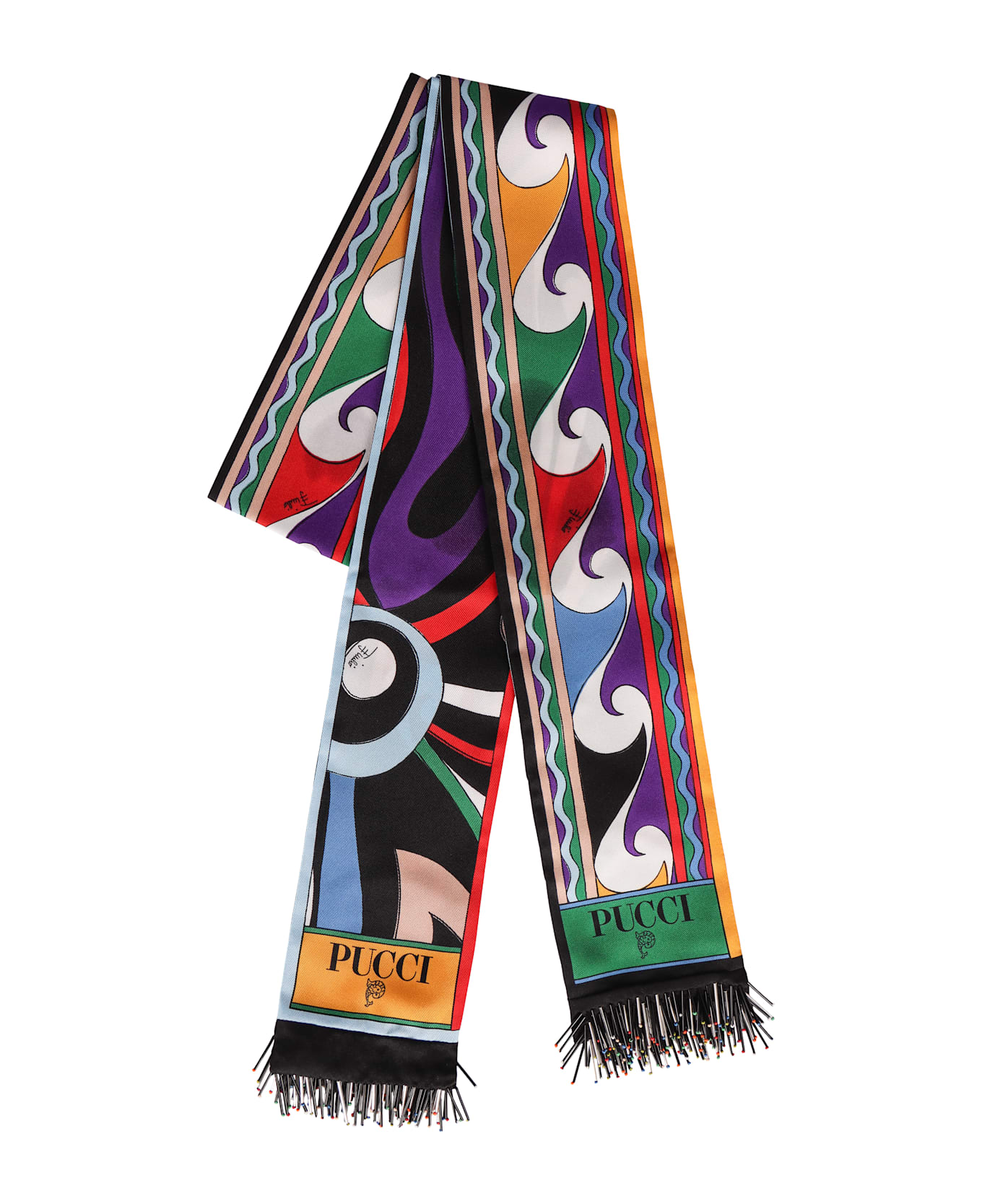 Pucci Printed Silk Scarf - Multicolor