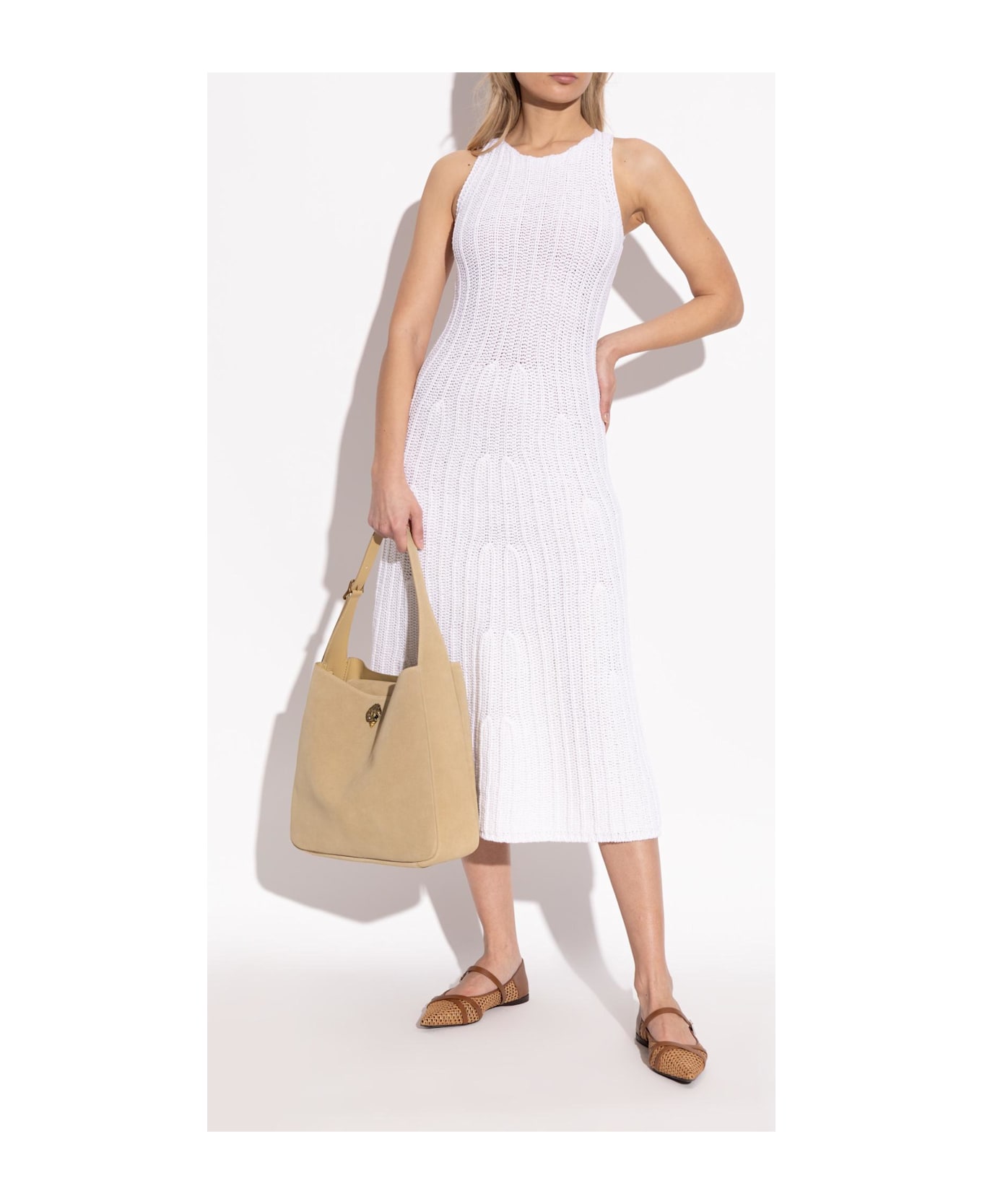 Max Mara Woven Ballet Flats Wovenflat - Marrone