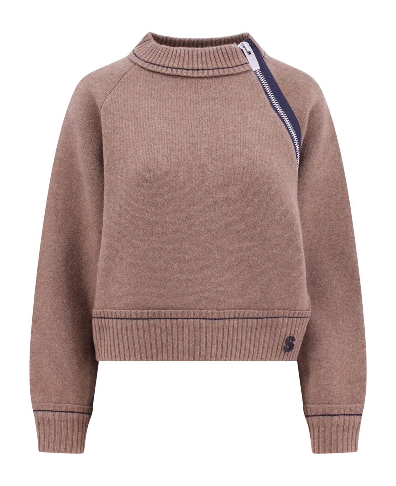 Sacai Sweater - Beige ニットウェア