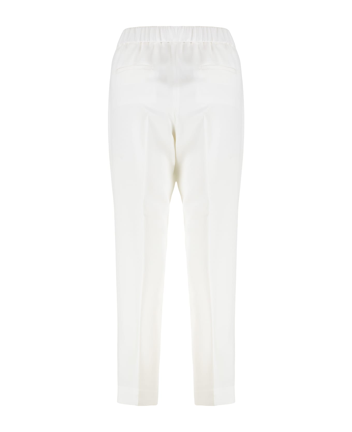 Peserico Viscose Trousers - White