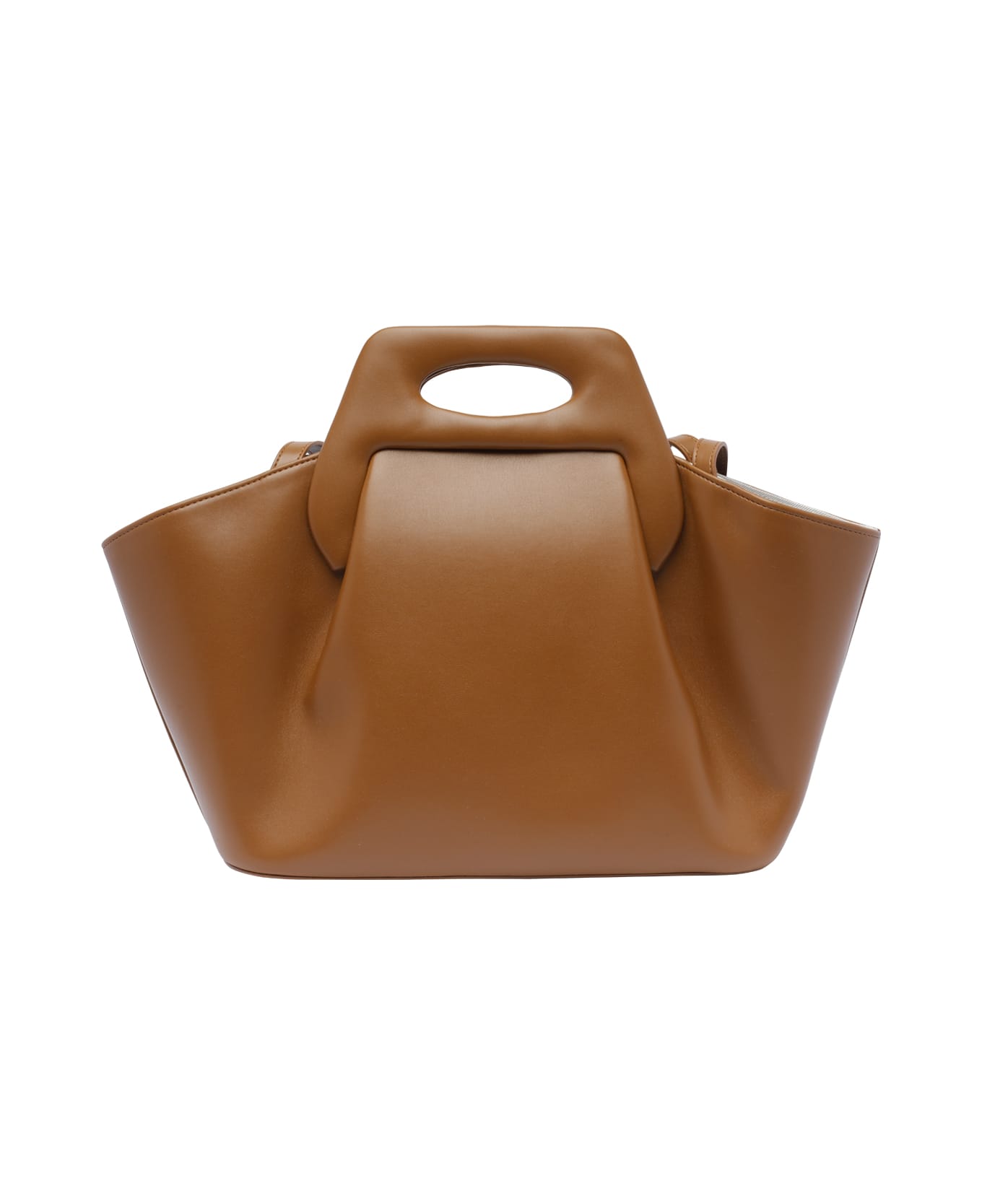 THEMOIRè Dhea Vegan Fabric Shoulder Bag - Brown