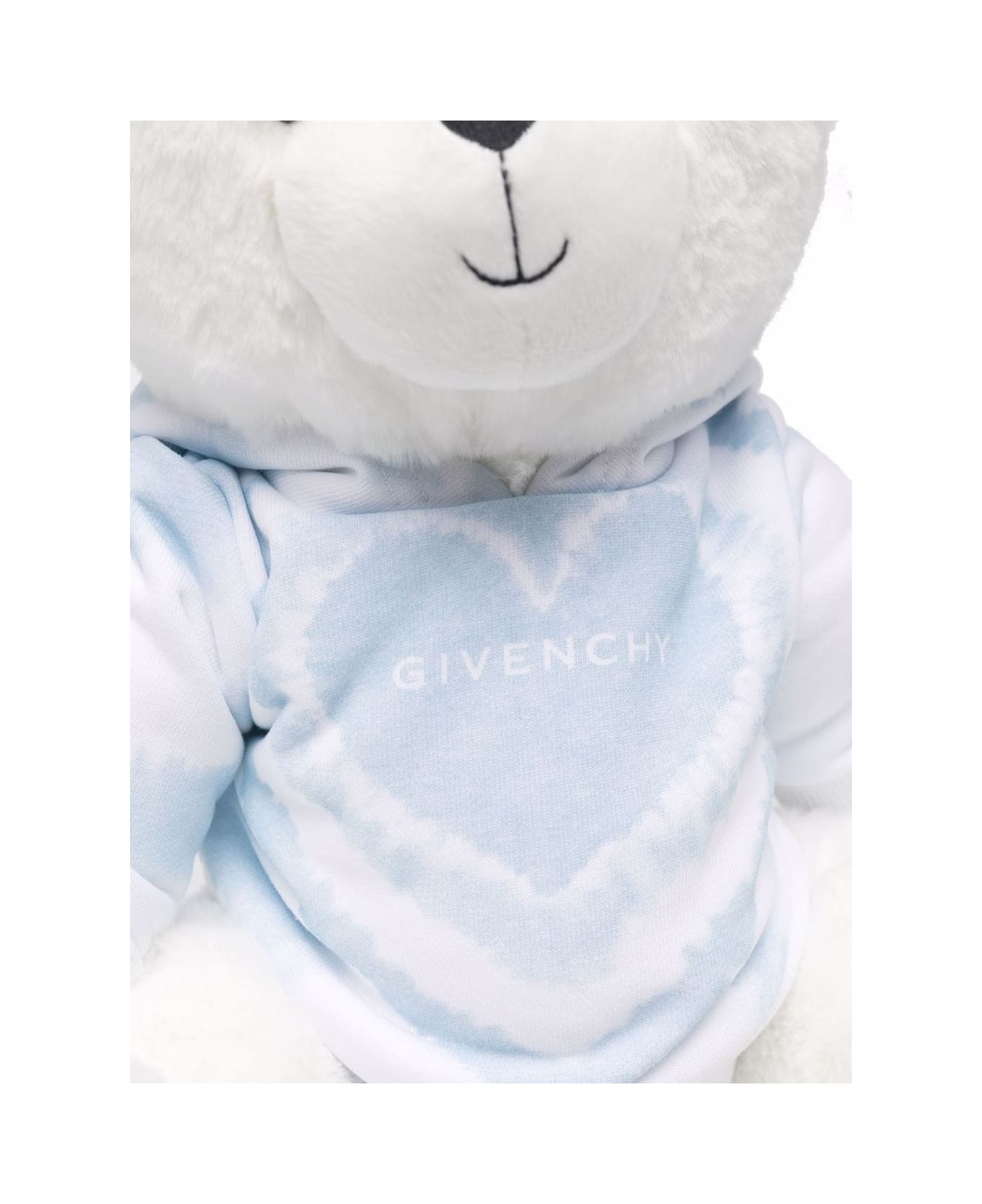 Givenchy Light Blue And White Givenchy Teddy Bear Plush - Blue