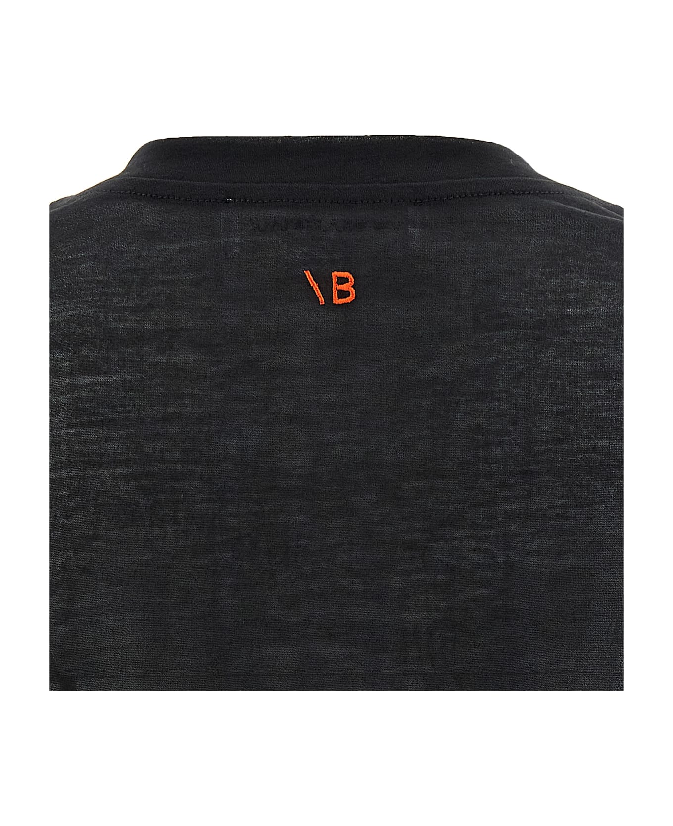 Victoria Beckham Logo Embroidery T-shirt - Black  