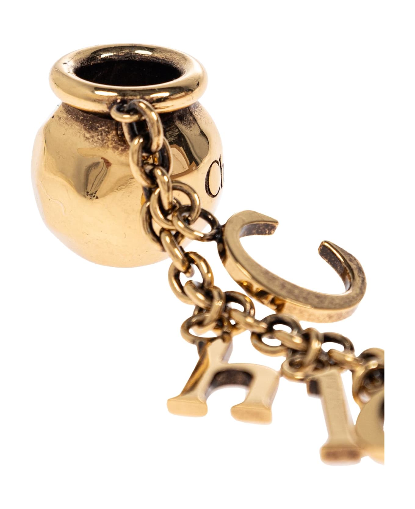 Chloé Brass Pendant - GOLD