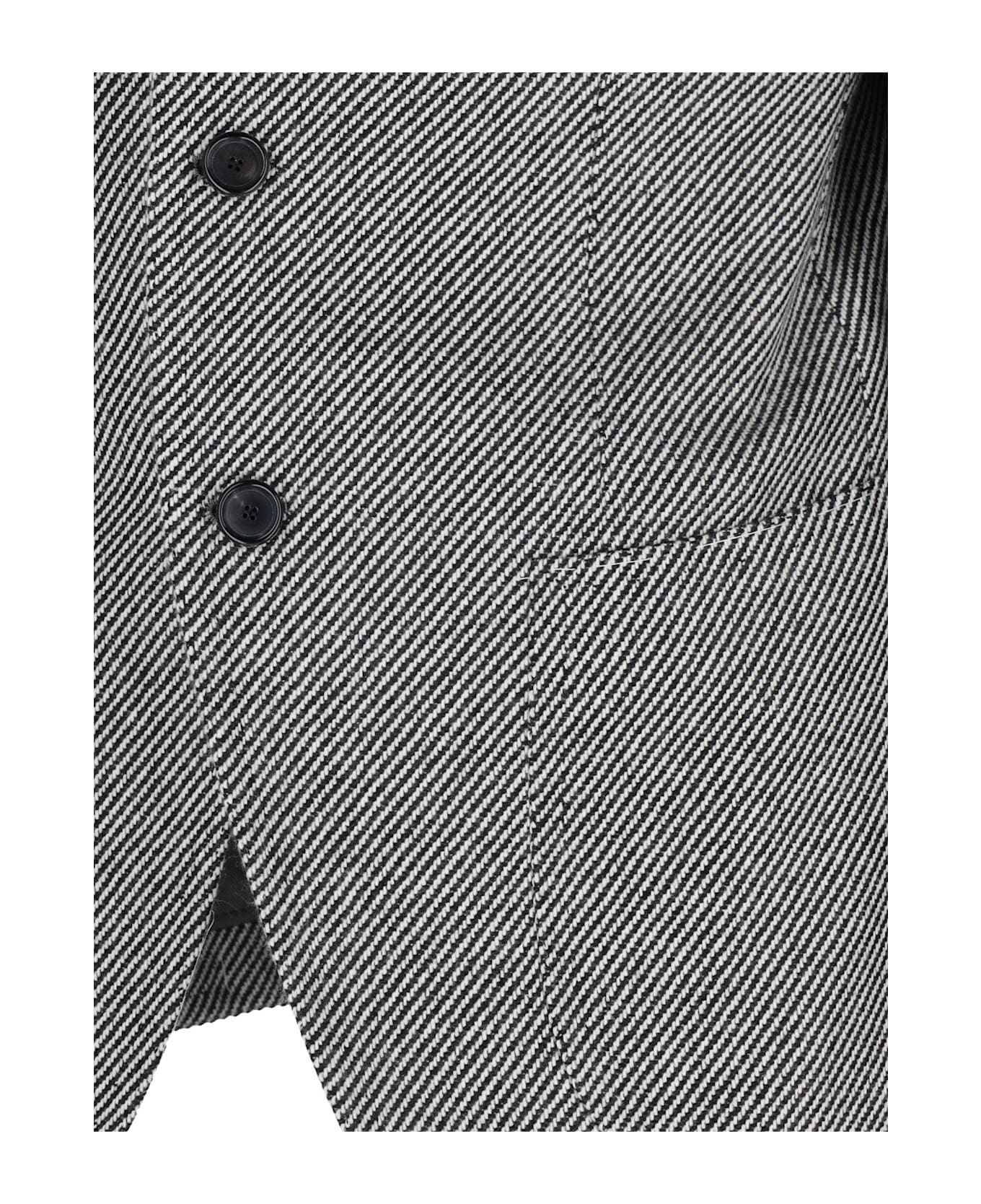 Cesare Attolini Single-breasted Blazer - Black  