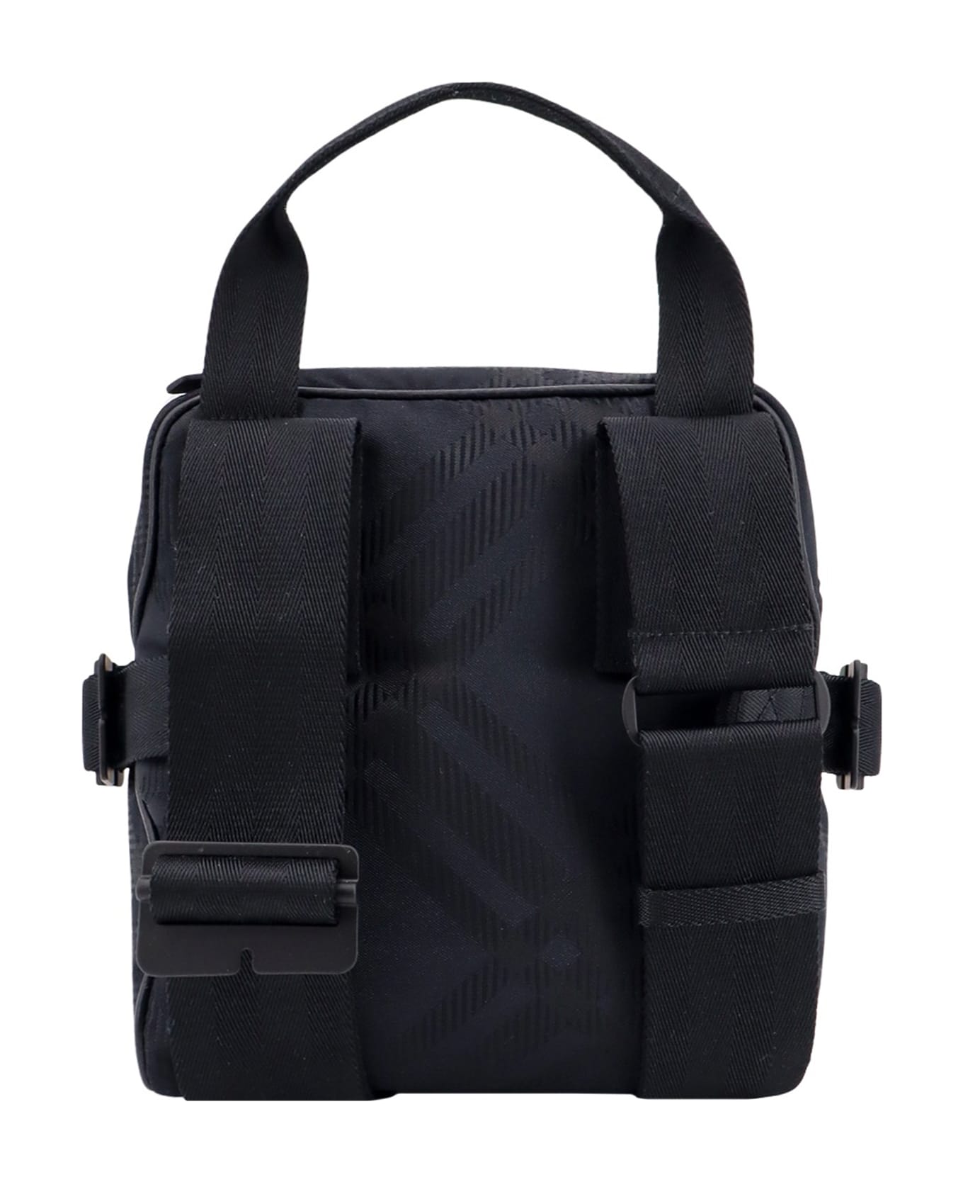 Burberry Check Shoulder Bag - Black