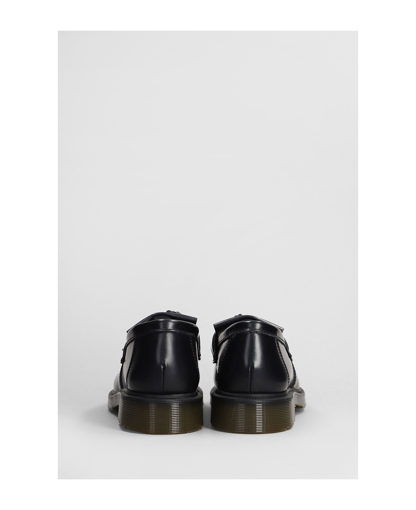 Dr. Martens Adrian Loafers In Black Leather - black