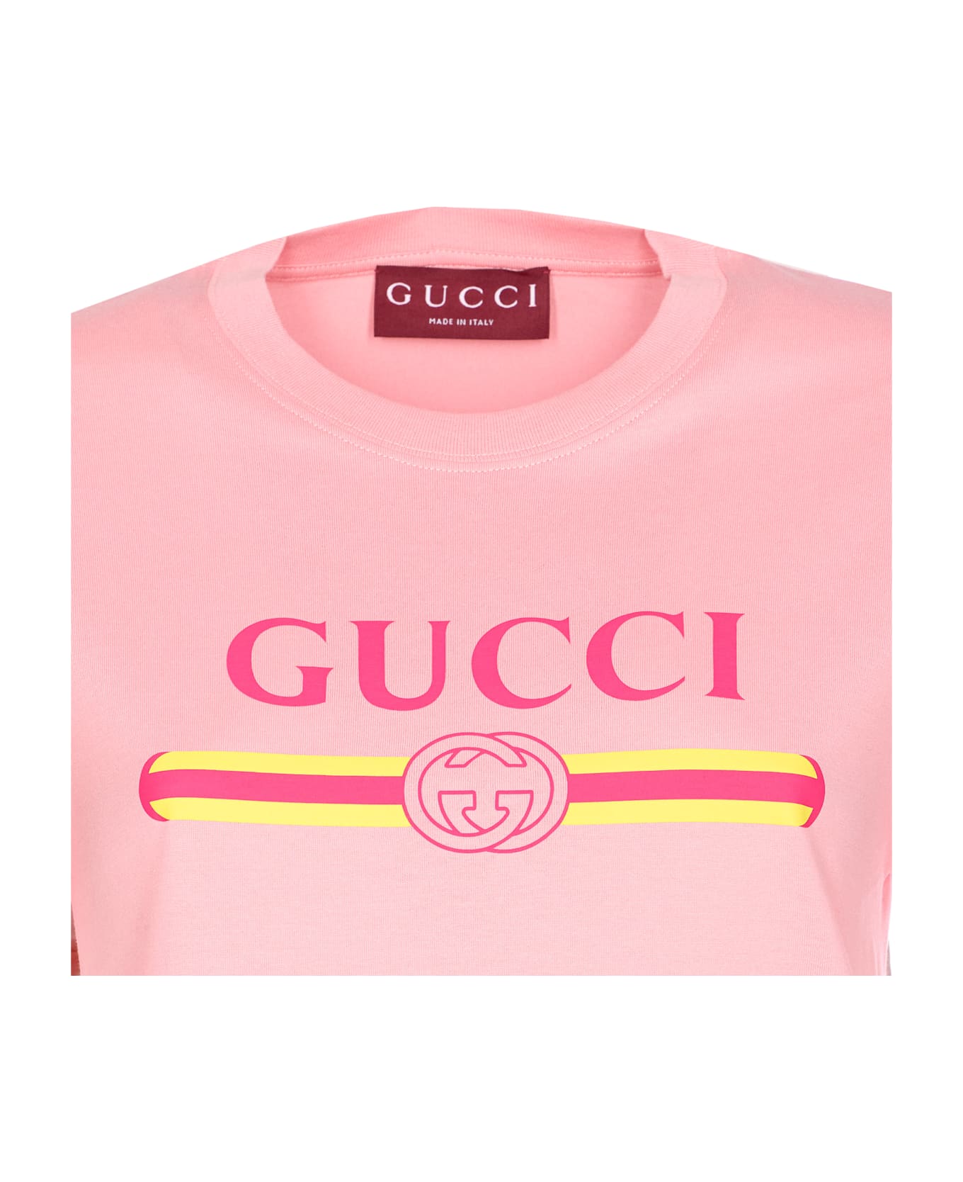 Gucci Incrocio Print T-shirt - Pink