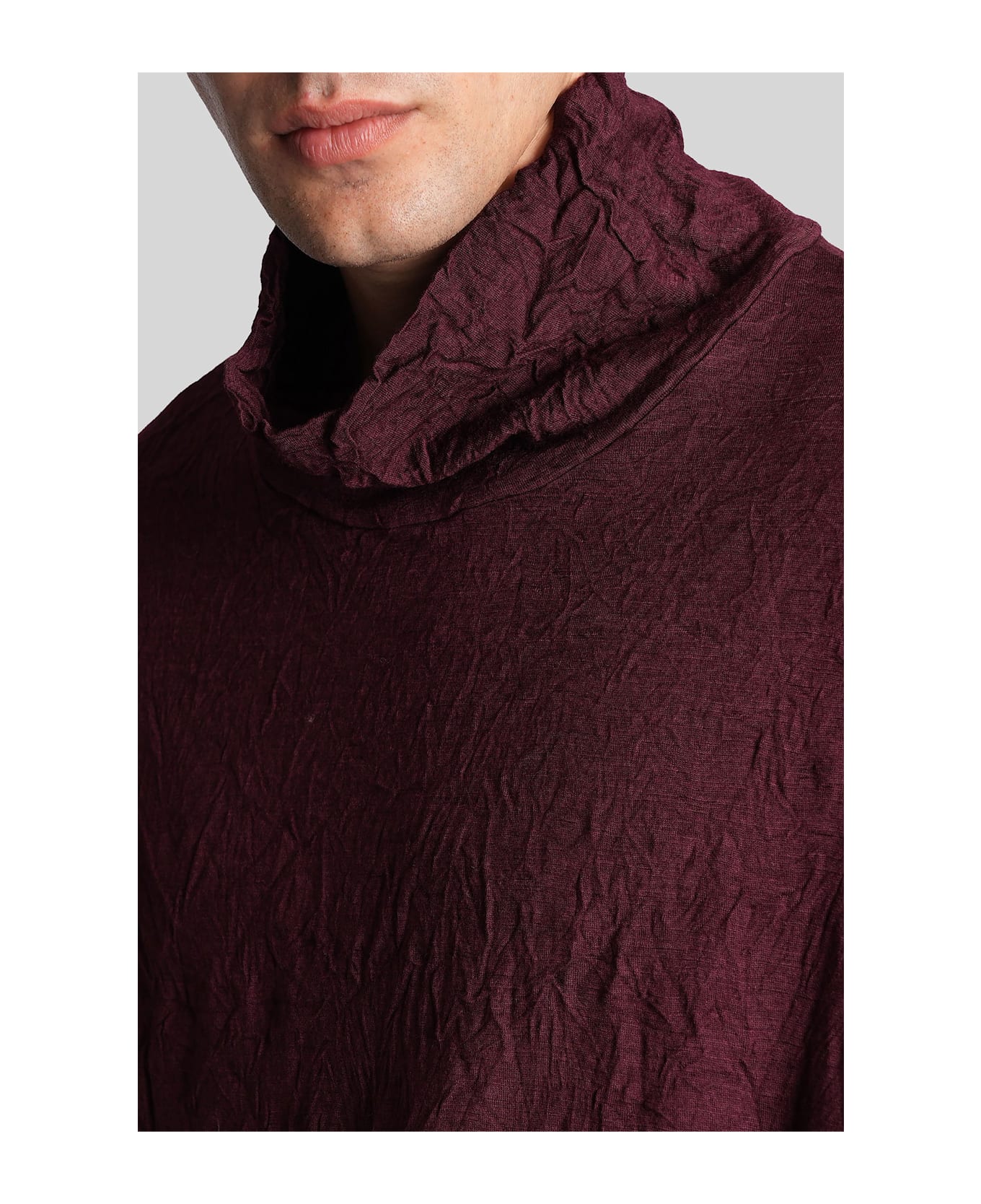 Yohji Yamamoto Knitwear In Bordeaux Wool - bordeaux