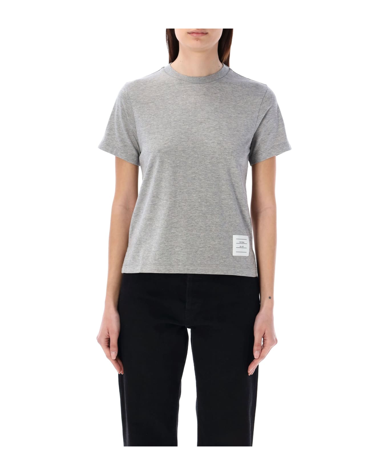 Thom Browne Relaxed Fit T-shirt - LIGHT GREY