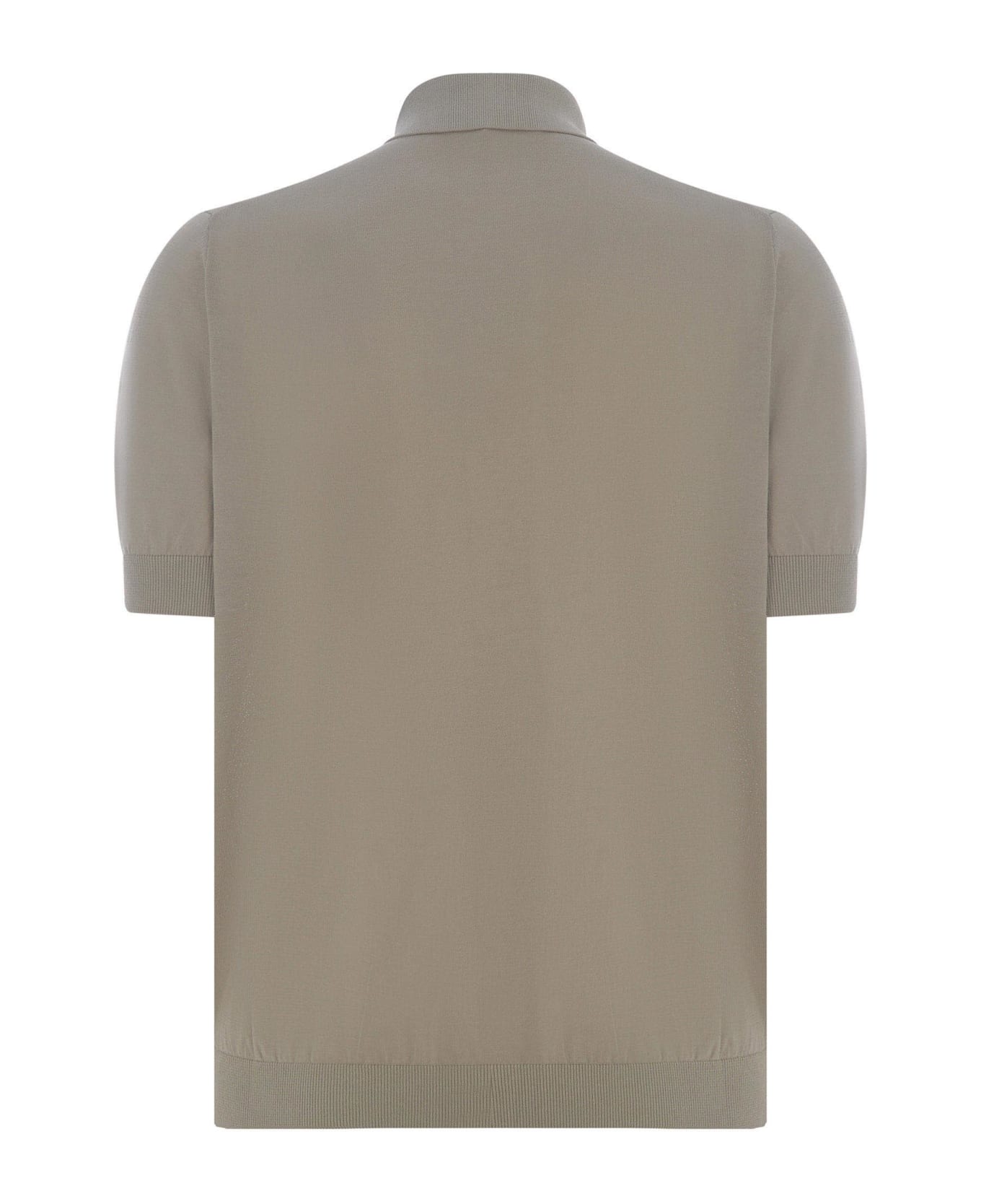 Filippo De Laurentiis Polo Shirt Filippo De Laurentis Made Of Cotton - Tortora ポロシャツ