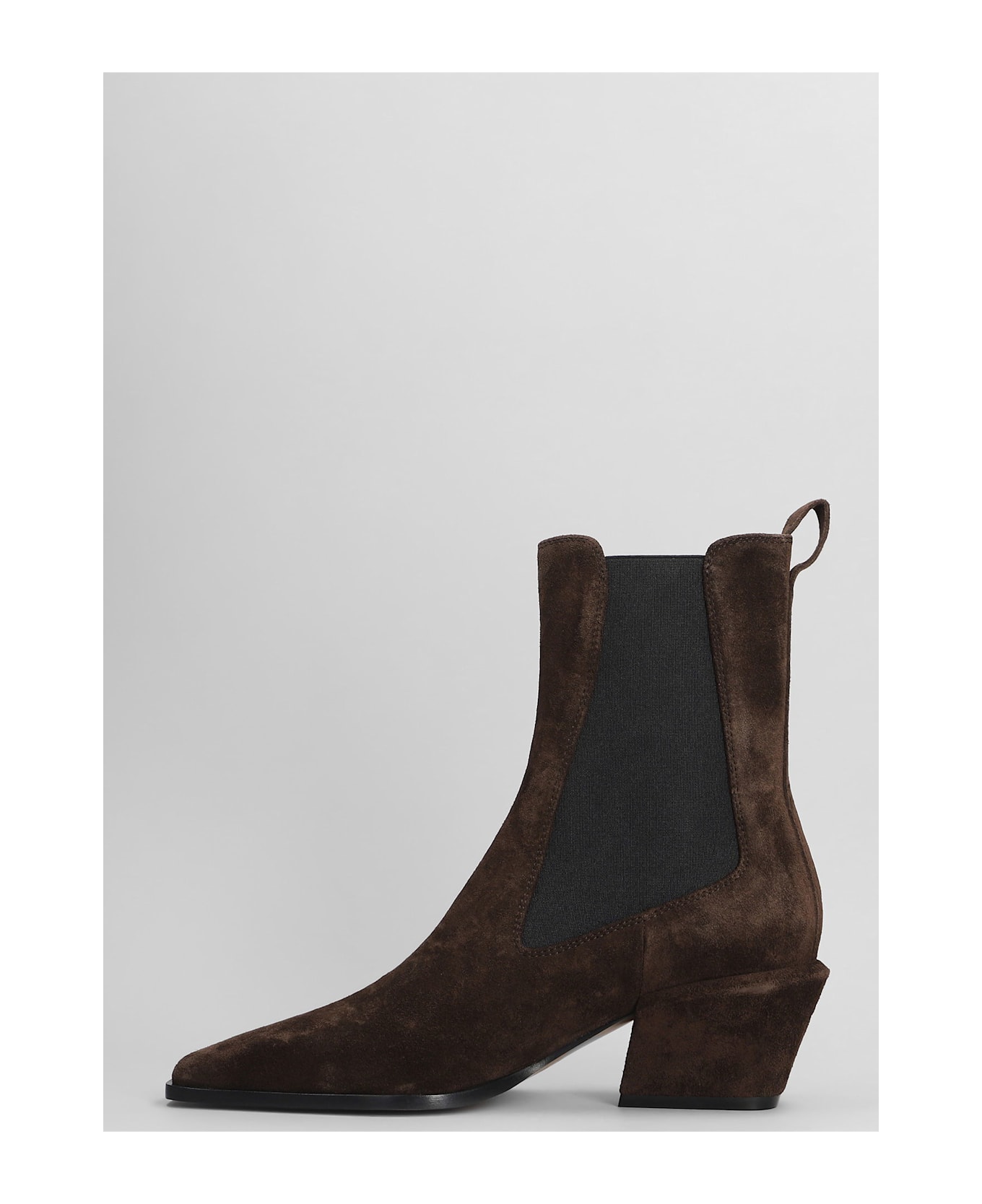 Paris Texas Bettina Anke Boot 50 Texan Ankle Boots In Brown Suede - brown