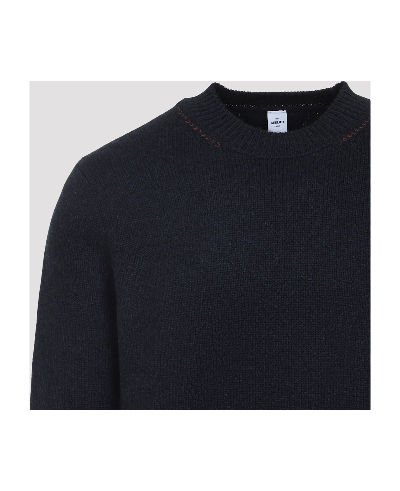 Berluti Cashmere Pullover - Cold Night Blue
