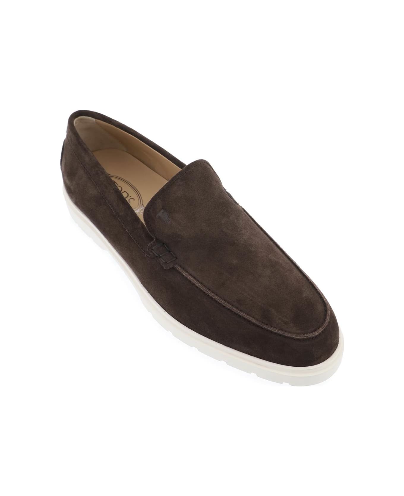 Tod's Suede Loafers - Dark Brown
