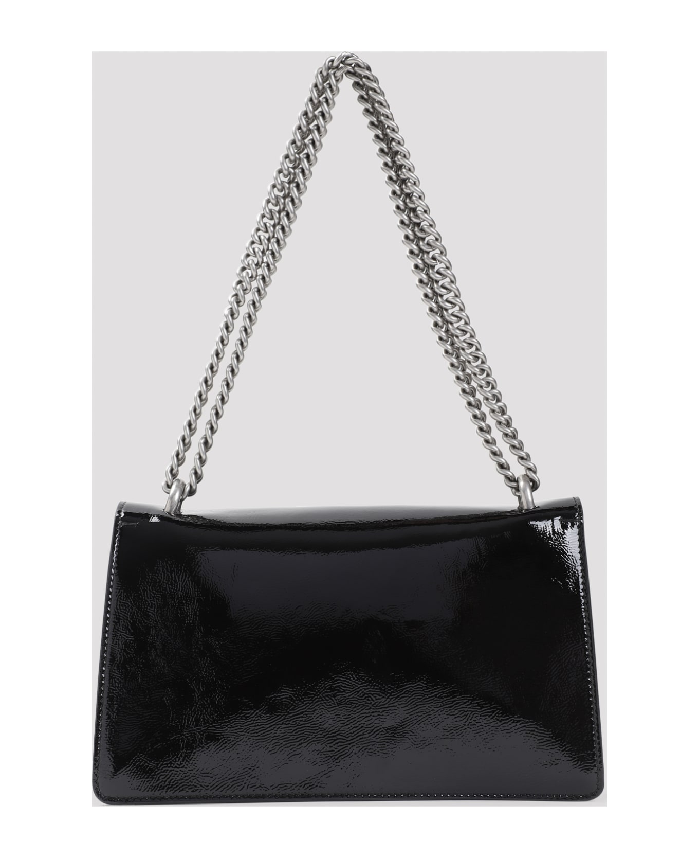 Gucci Black Leather Small Dionysus Shoulder Bag - NERO