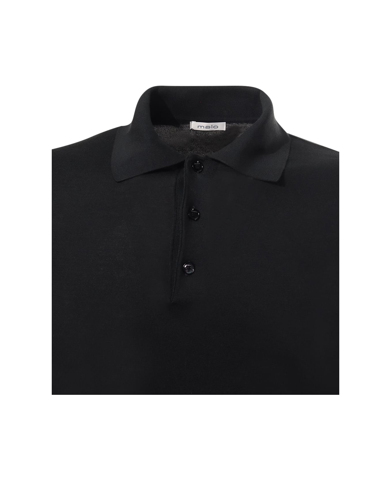 Malo Polo Malo - Black ポロシャツ