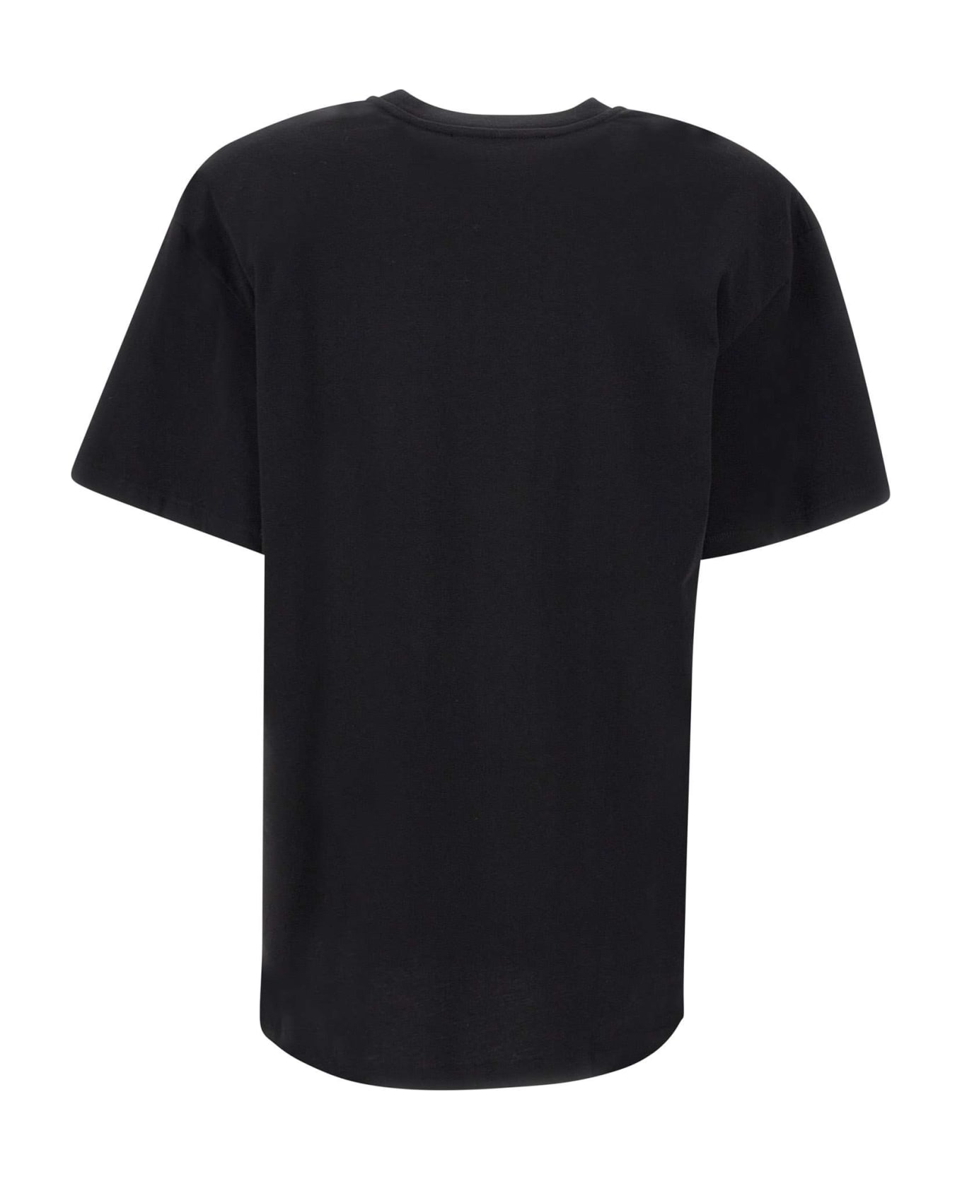 Rotate by Birger Christensen 'graddy' Cotton T-shirt - Nero