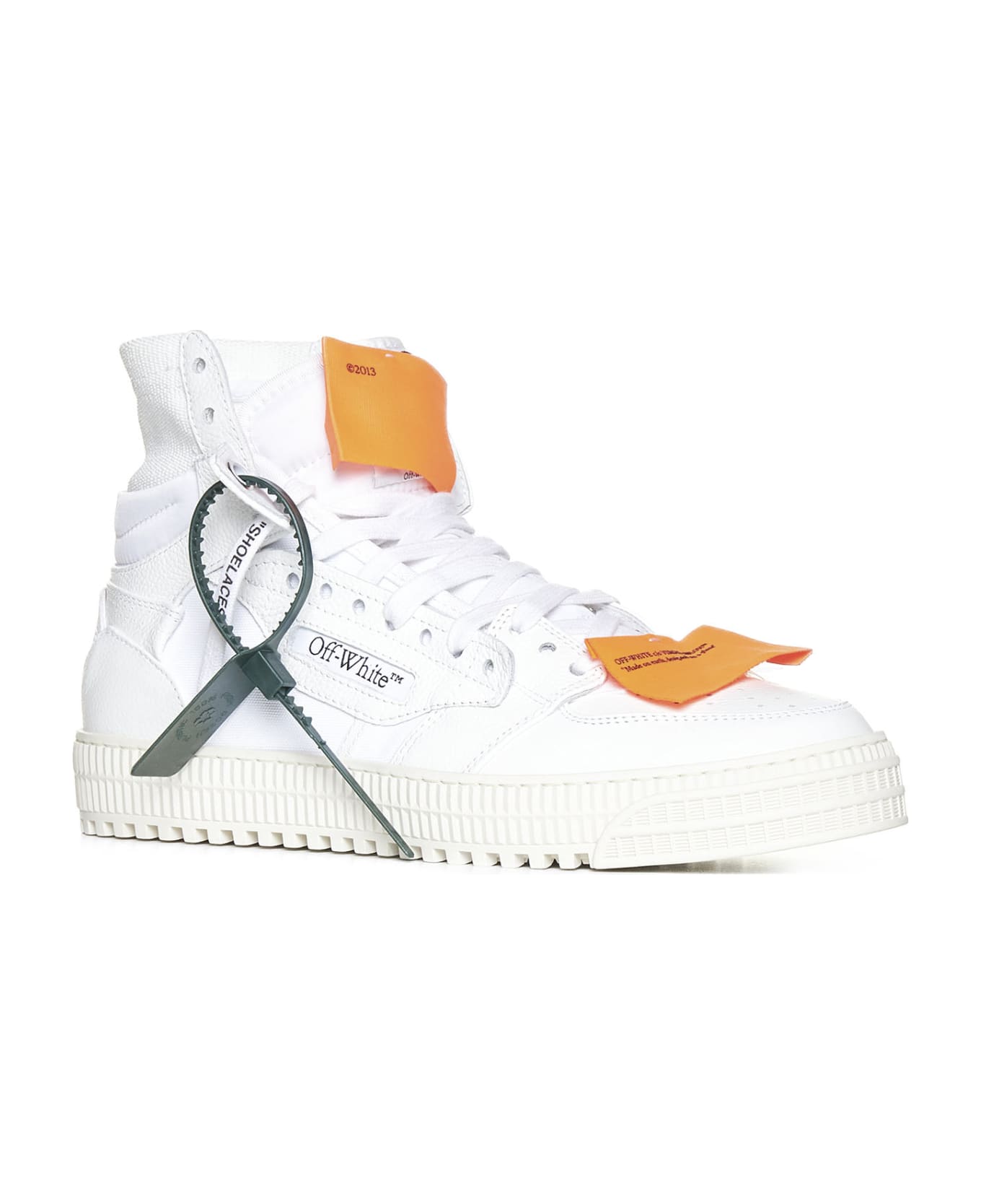 Off-White Sneakers - White orange
