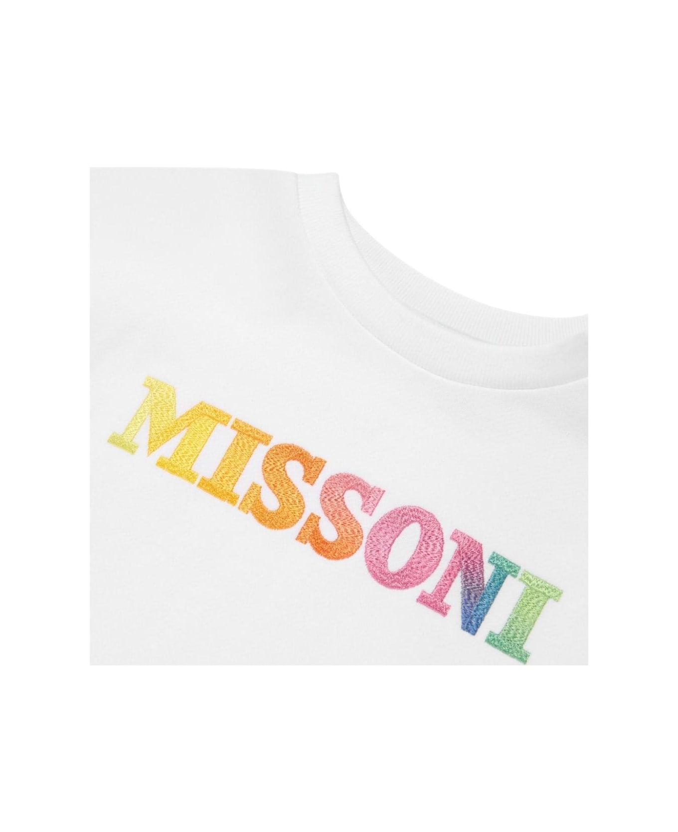 Missoni Kids T-shirt Con Logo - White