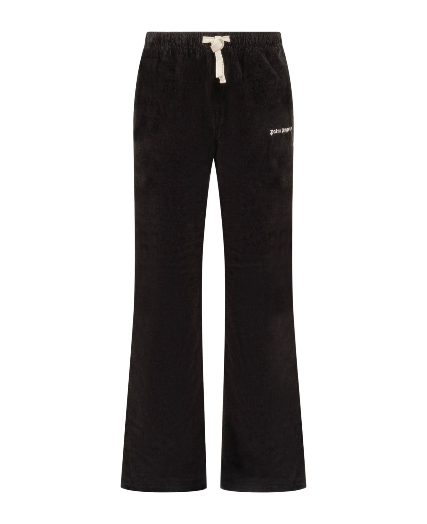 Palm Angels Wide Corduroy Pants - BLACK-OFF WHITE ボトムス